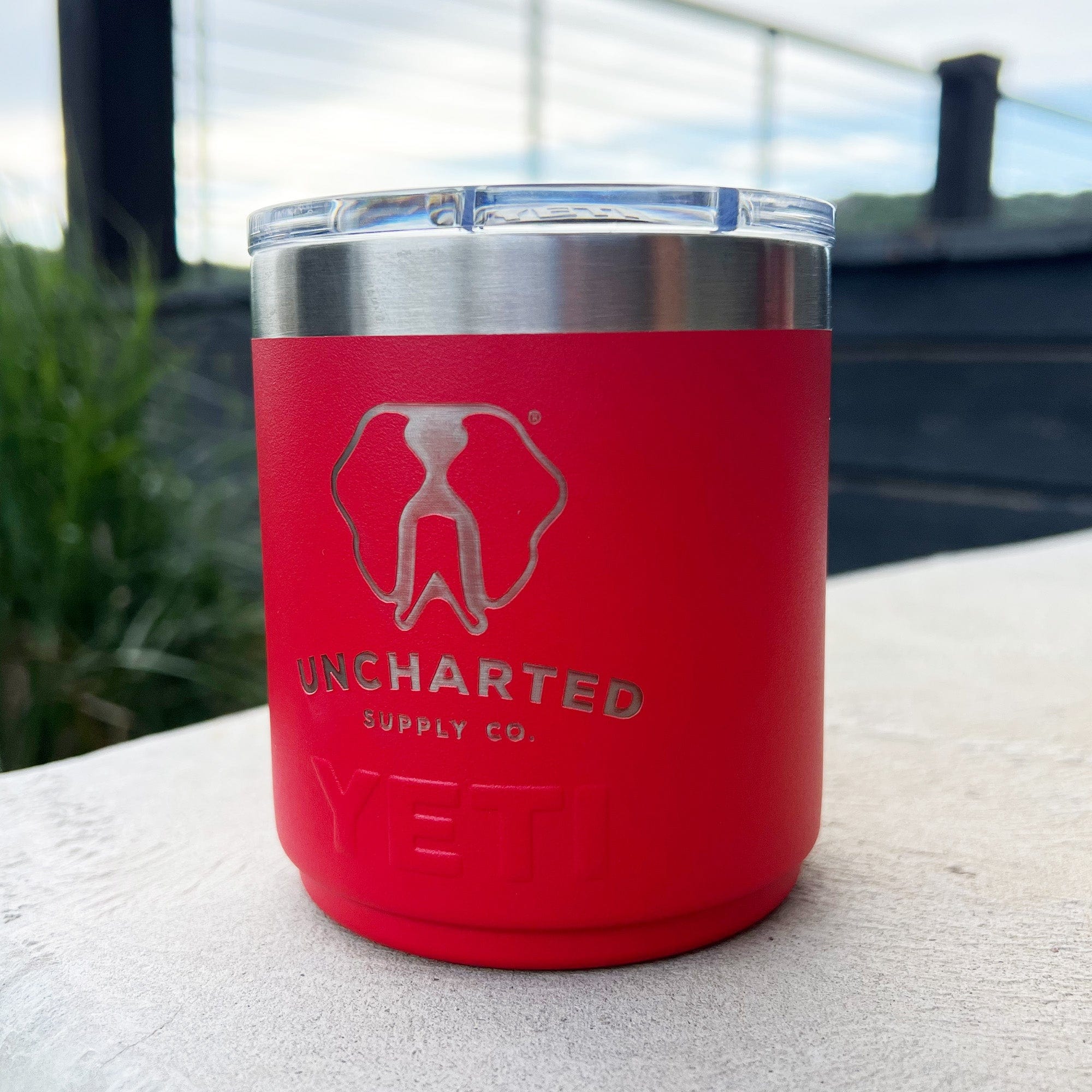 Limited Edition YETI Rambler X Uncharted Stainless Steel Vacuum Insulated Tumbler - Keeps Drinks Hot/Cold for Hours - Perfect for Camping, Hiking & Outdoor Adventures