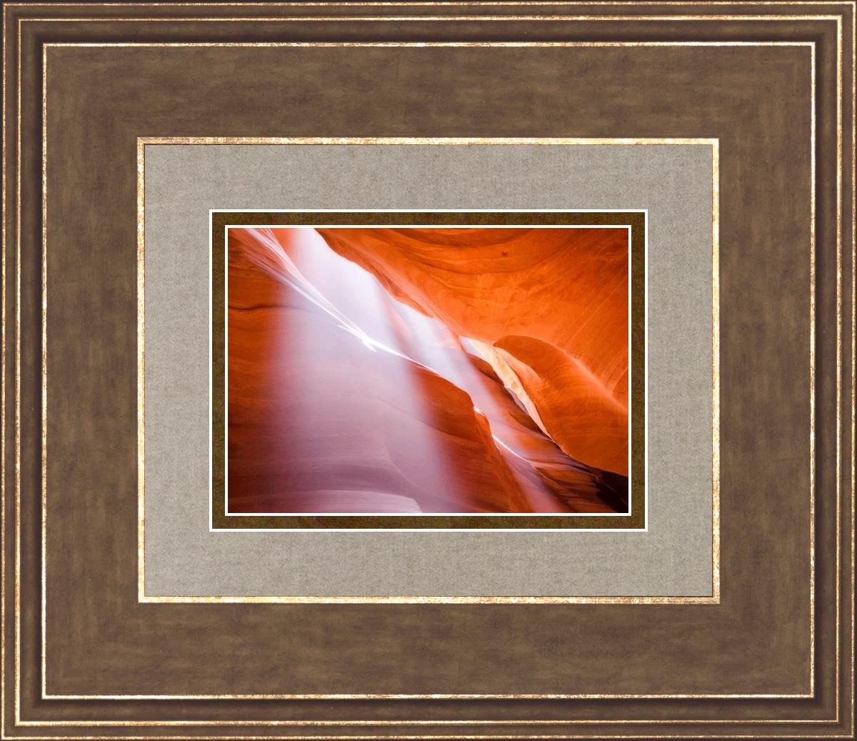 Stunning Antelope Canyon Light Shafts Photography - Natural Sunbeams in Slot Canyon - Perfect for Wall Art, Travel Inspiration & Desert Landscape Decor