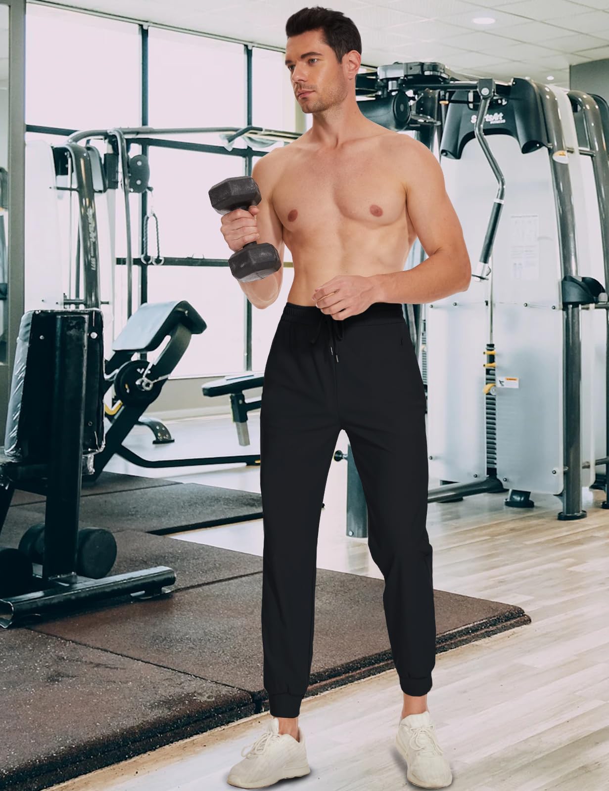 SEVEGO Men's Tall Joggers Sweatpants 31
