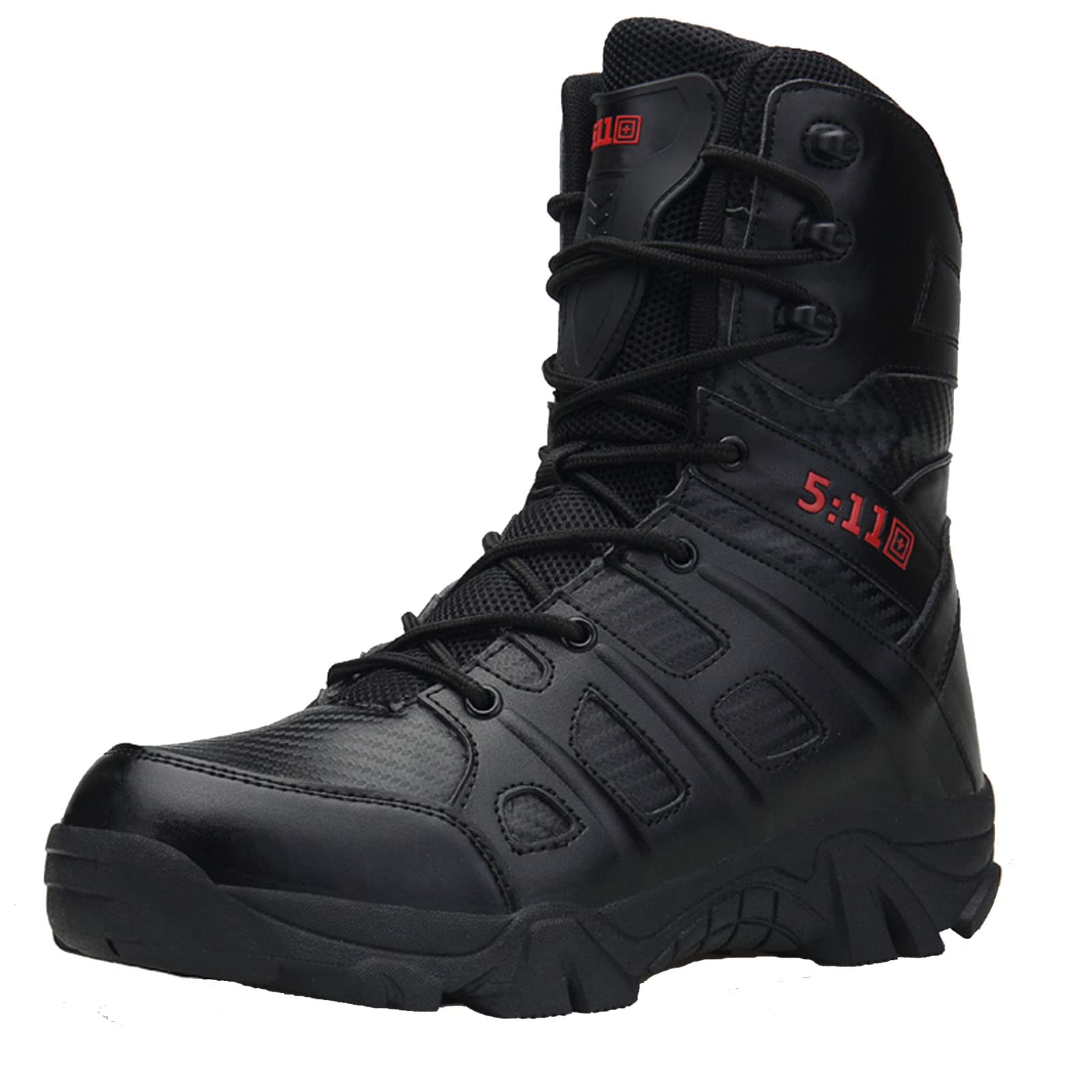 **Men's Tactical Boots - Military Combat Hiking Boots for Outdoor Trekking, Mountaineering & Backpacking - Durable & Waterproof for Adventure & Survival Scenarios**