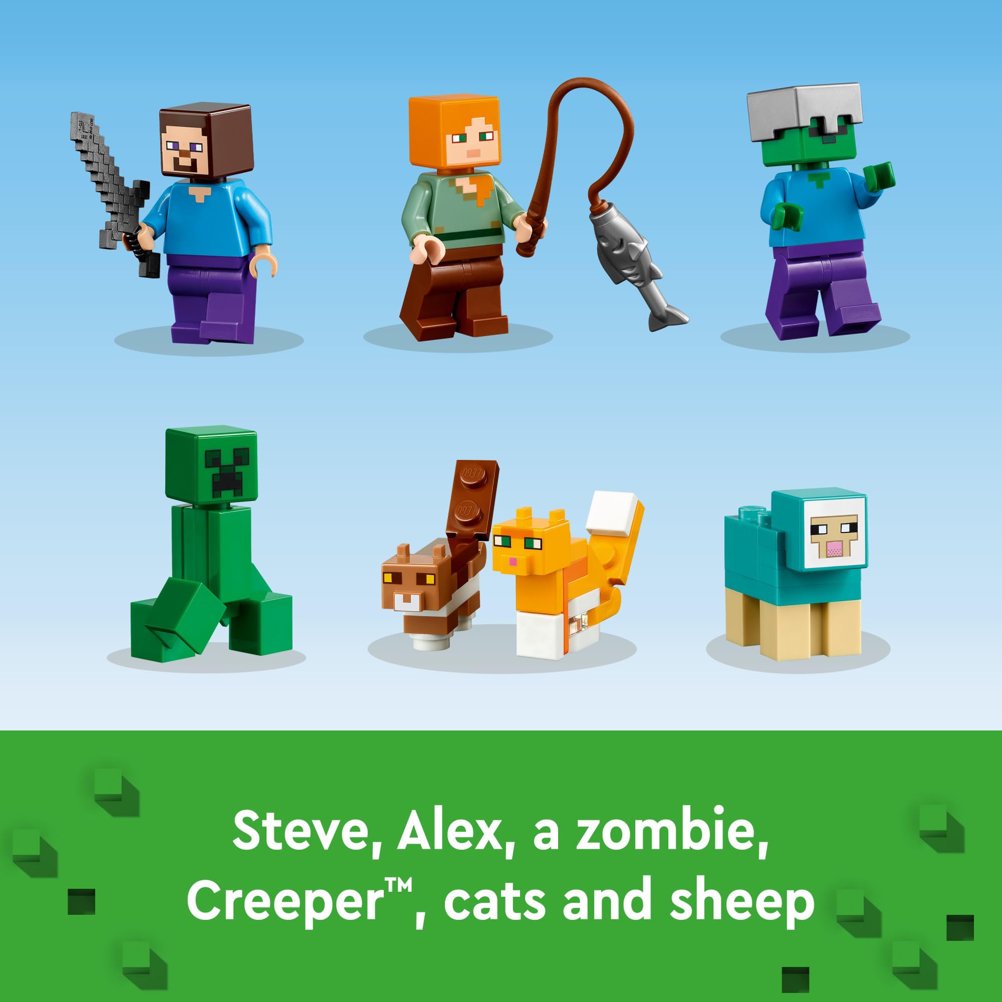 LEGO Minecraft The Crafting Box 4.0 21249 Building Blocks Toy Set with Mini Figures - Creative Construction Playset for Kids Ages 8+ | Perfect for Birthday Gifts & STEM Learning Activities
