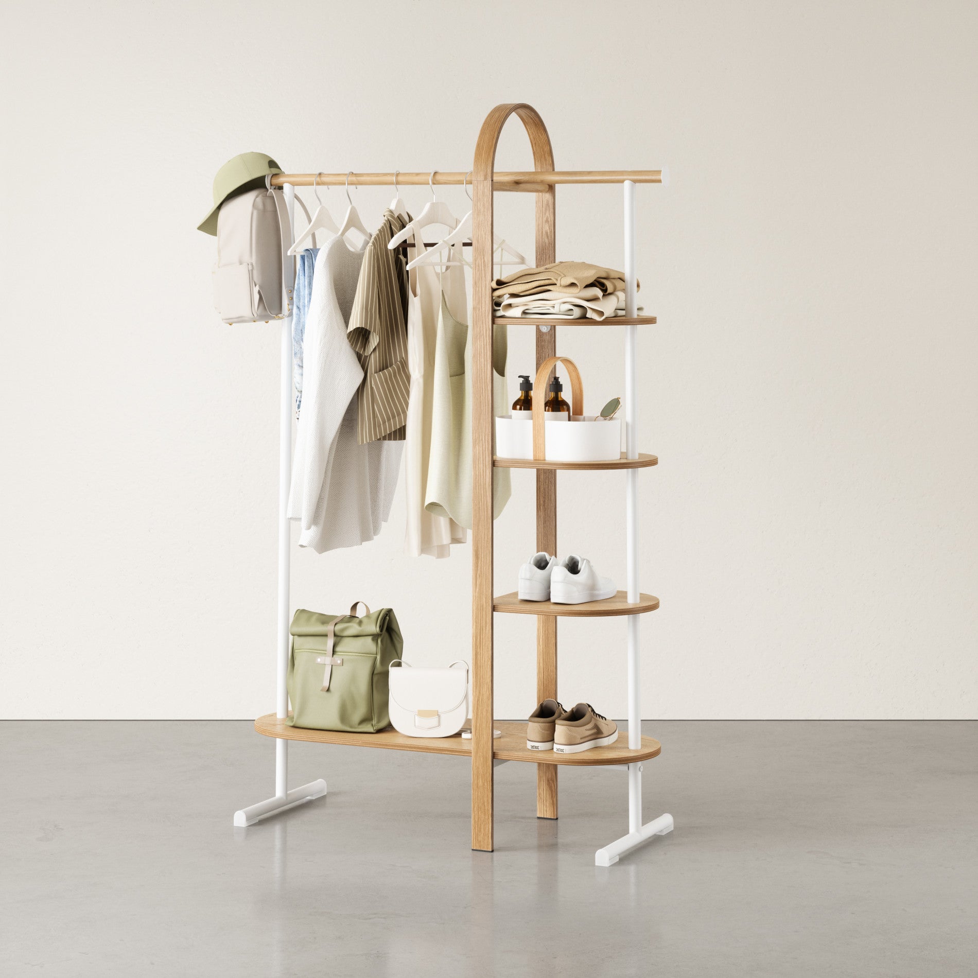 Bellwood Garment Rack - Heavy Duty Clothes Rack with Wheels, Adjustable Clothing Rack for Bedroom, Closet Organization, Laundry Room & Retail Store Display