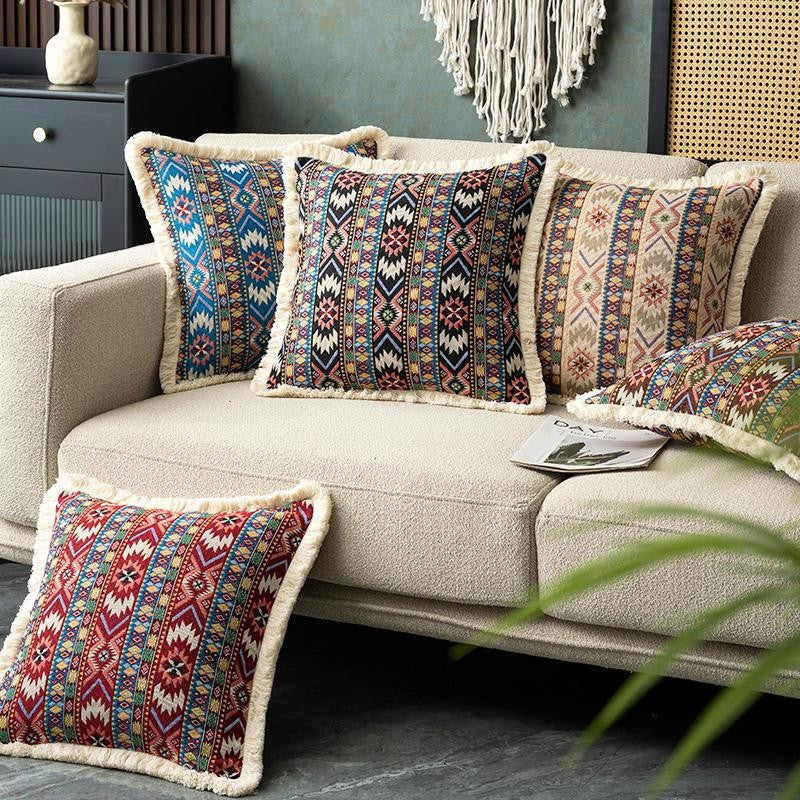 Extra Large Modern Geometric Throw Pillows - Bohemian Decorative Cushions for Sofa, Bed & Living Room - Soft Accent Pillows for Home Decor, Perfect for Cozy Reading Nooks and Stylish Lounge Areas
