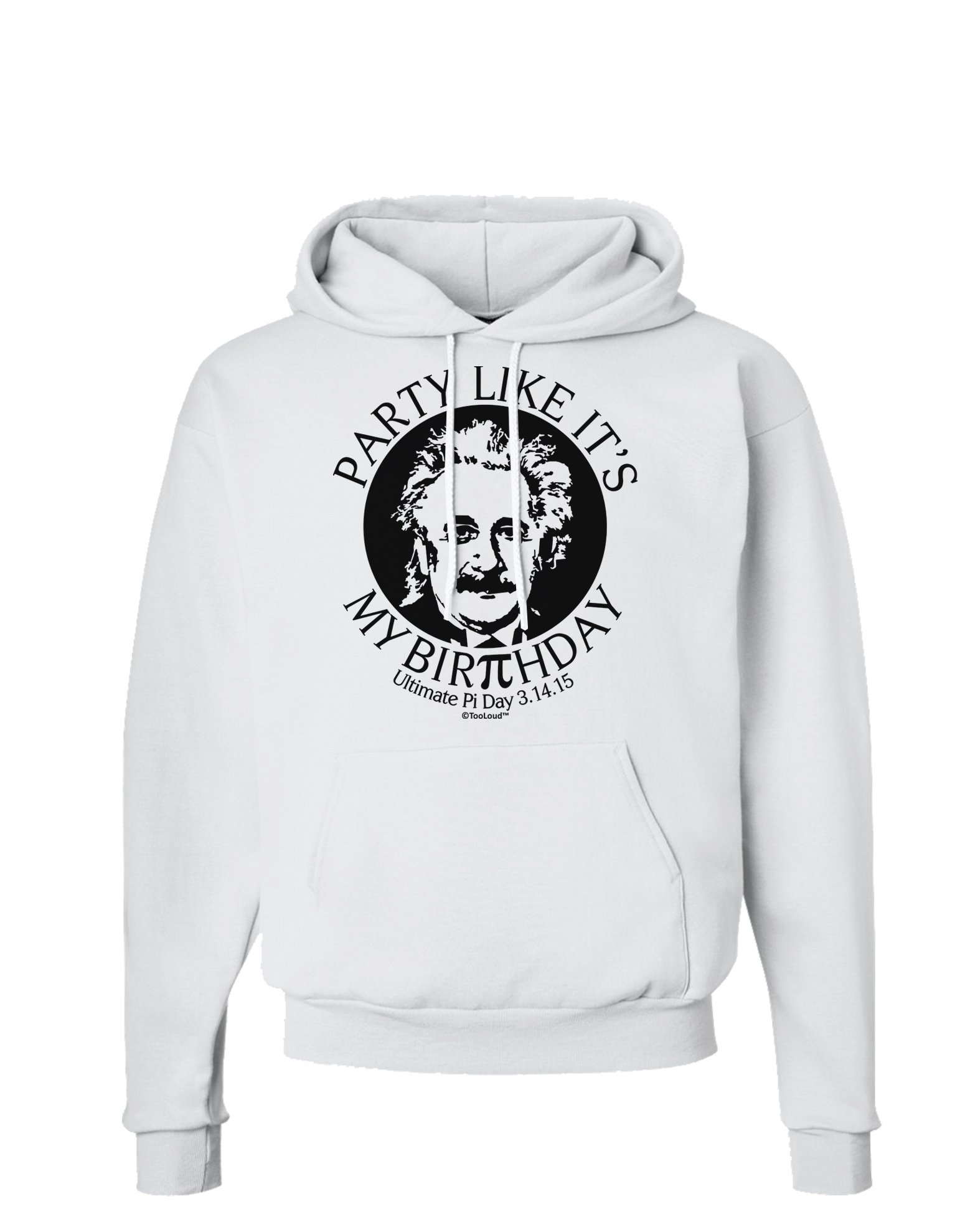 Einstein Birthday Design Hoodie Sweatshirt - Funny Pi Day Math Science Gift for Men & Women - Perfect for Nerdy Outfits, Geek Parties & STEM Events