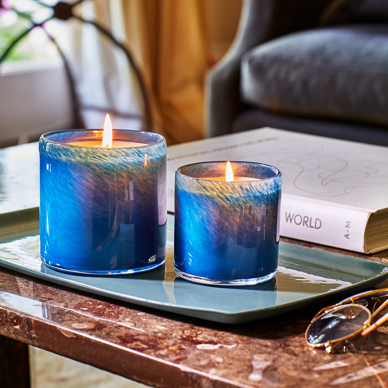 Amber Signature Candle - Natural Soy Wax Scented Candle for Home, Relaxation & Aromatherapy - Perfect for Bedroom, Bathroom & Meditation Spaces