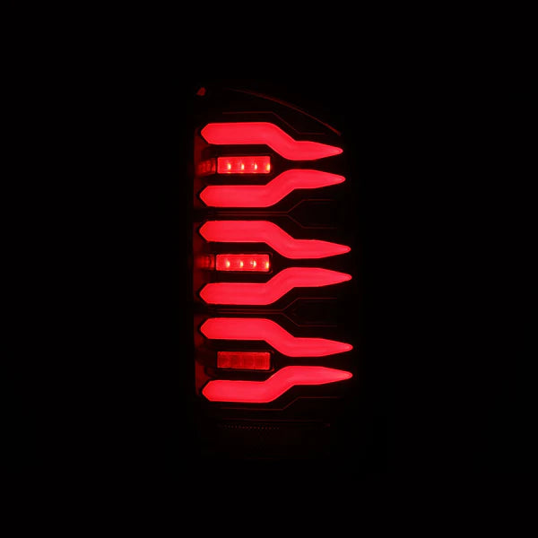 02-06 Dodge Ram 1500 & 03-06 Dodge Ram 2500/3500 LED Tail Lights - LUXX Series Black Red - Upgrade Your Truck's Style & Safety for Night Driving