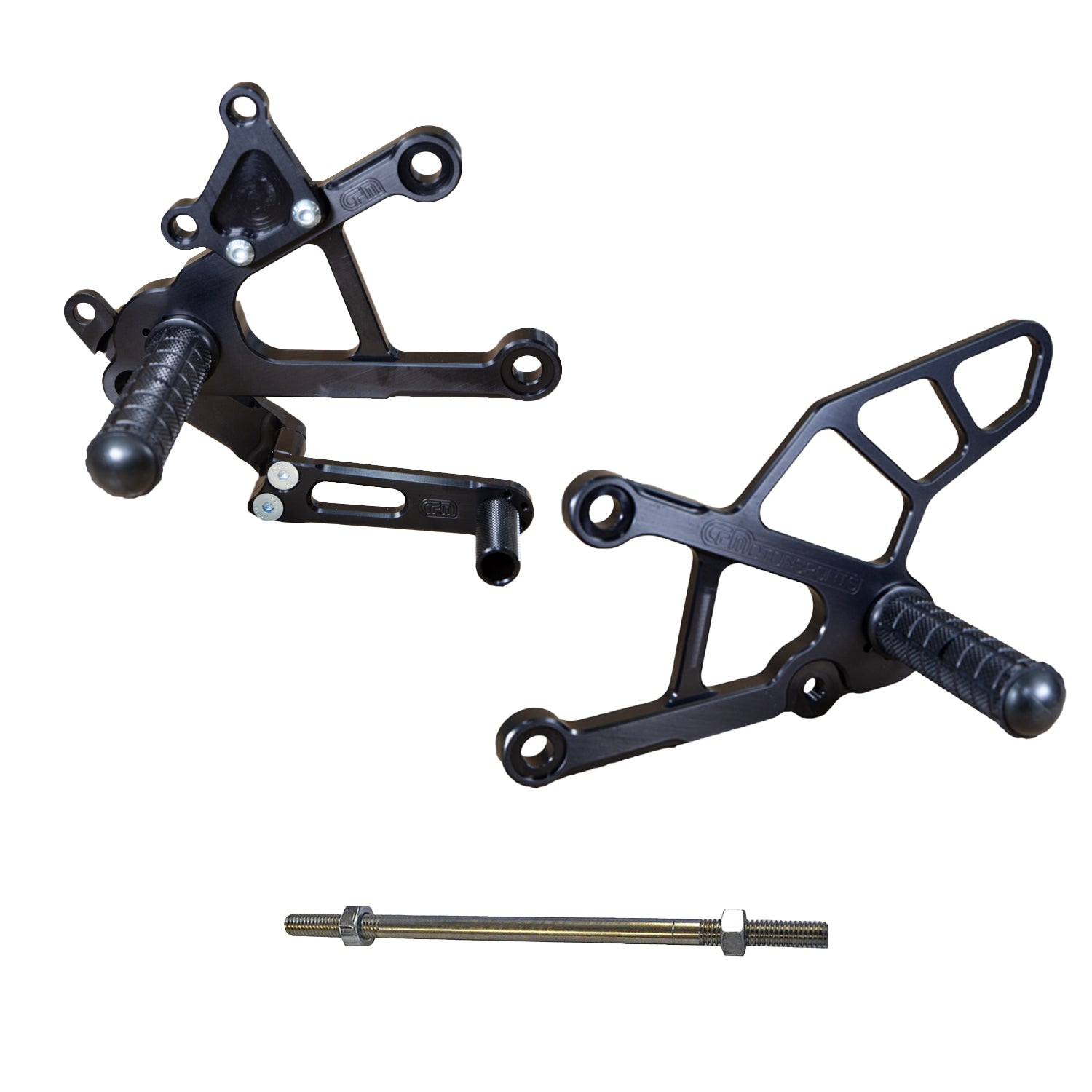 Kawasaki ZX636 Rearset with Brake Pedal - High Performance Adjustable Footpegs for Kawasaki ZX-6R - Perfect for Track Racing and Street Riding