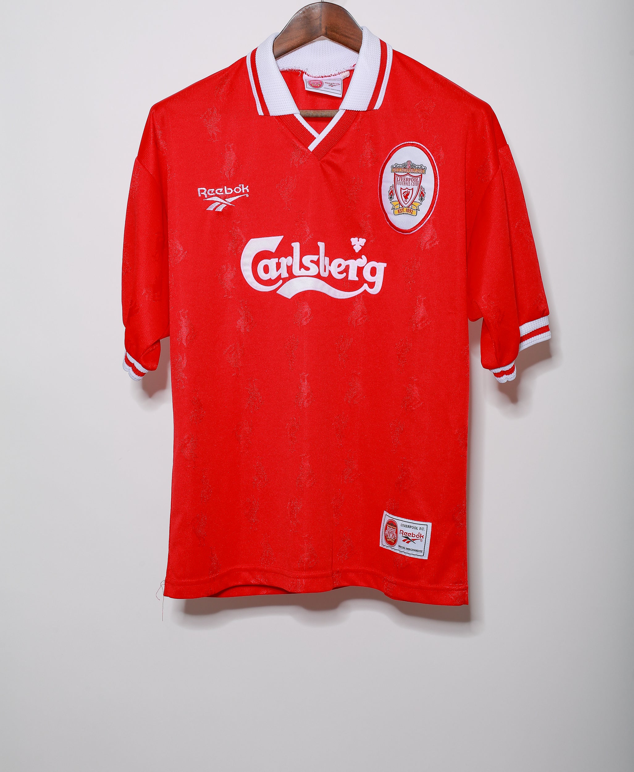 1997 Liverpool FC Home Jersey (Size M) - Vintage Football Shirt for Fans & Collectors - Perfect for Matches, Gifts & Memorabilia
