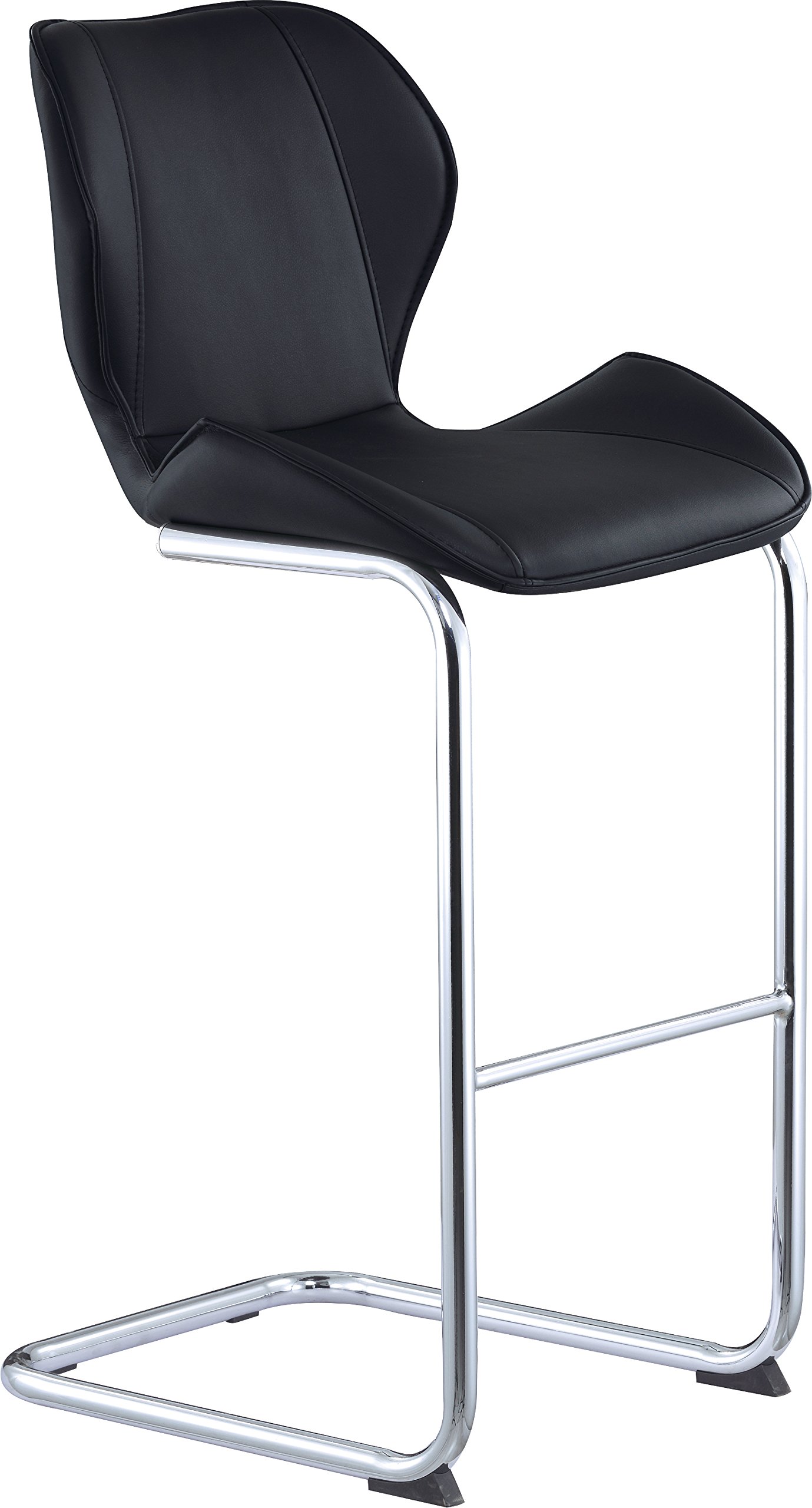 Modern Black Accent Chair for Women - Stylish Home Office & Living Room Furniture - Global Furniture USA - Perfect for Reading, Relaxing & Decorating