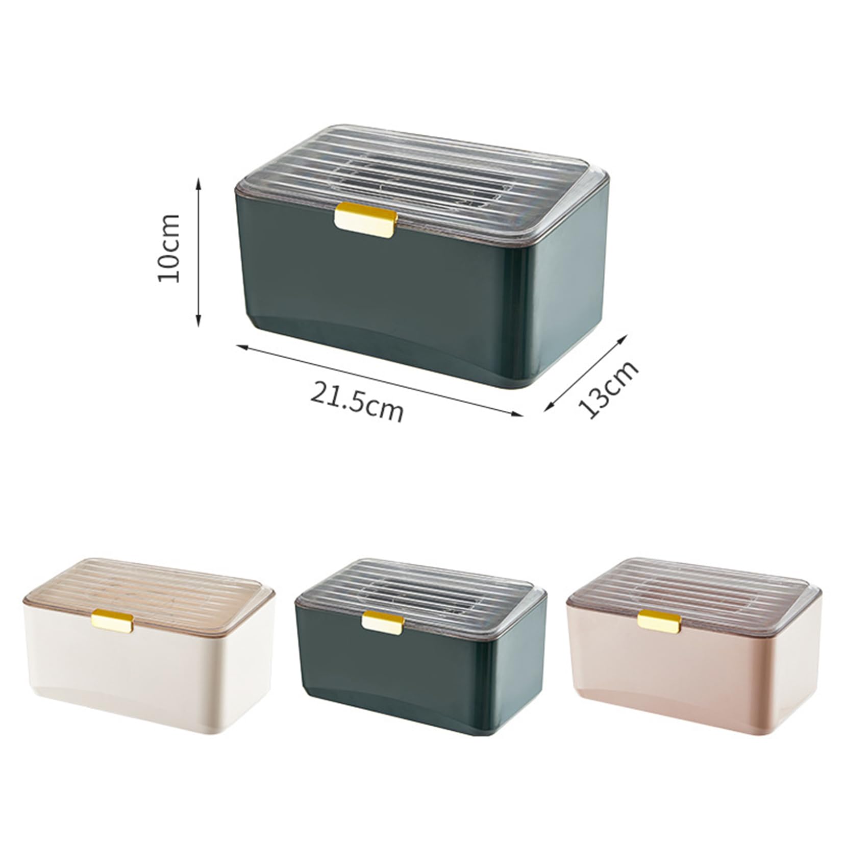 Dustproof Large Capacity Wipes Dispenser Box with Lid - Built-in Spring & Non-Slip Design for Tissue Storage | Keeps Baby Wipes & Diaper Wipes Fresh | Perfect for Bathroom, Nursery & Travel Organization