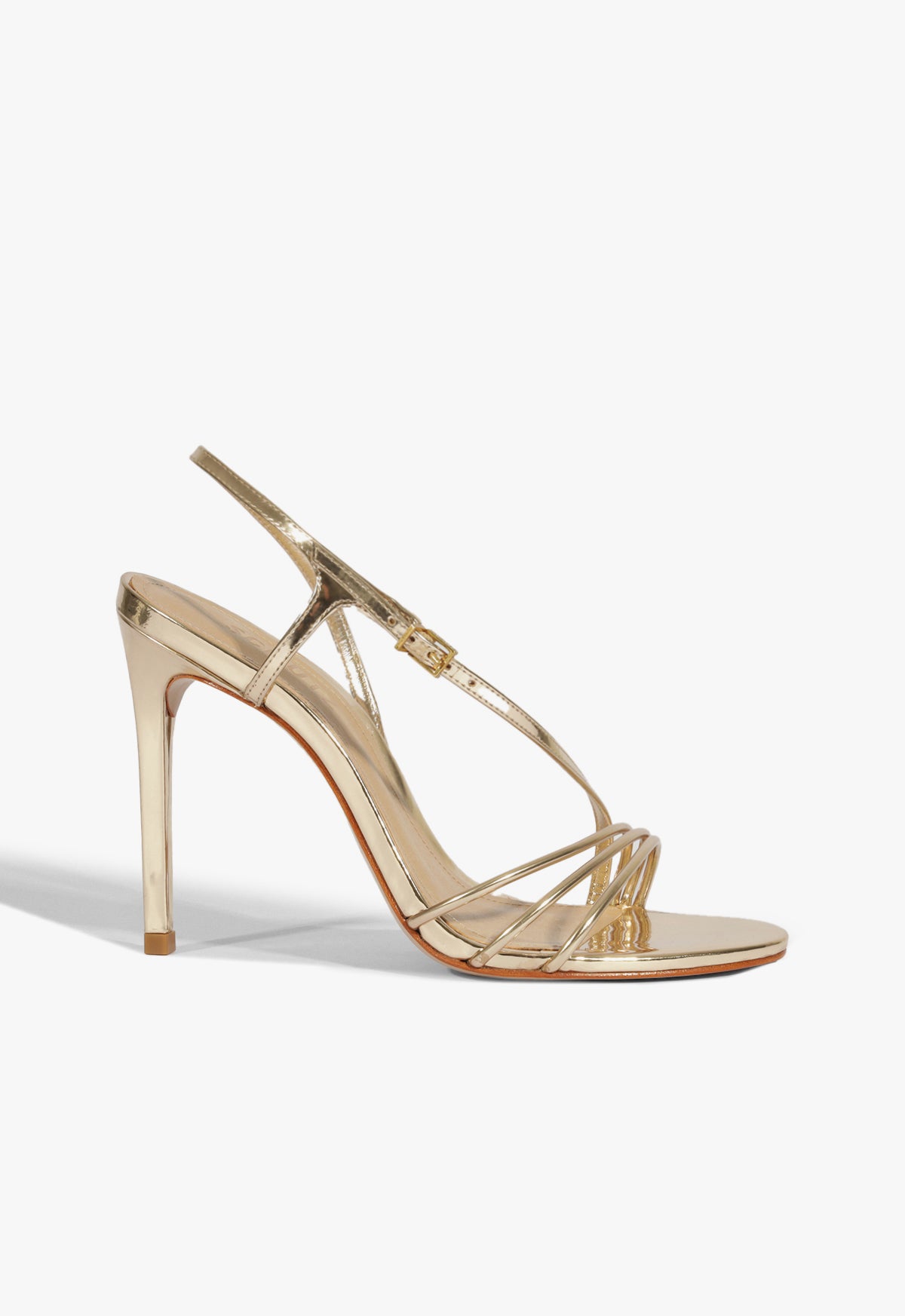 Inez Specchio Leather Sandals with 2.5 Inch Heel - Women's High Heel Dress Sandals for Weddings, Parties & Evening Events (Style S2152900420004)