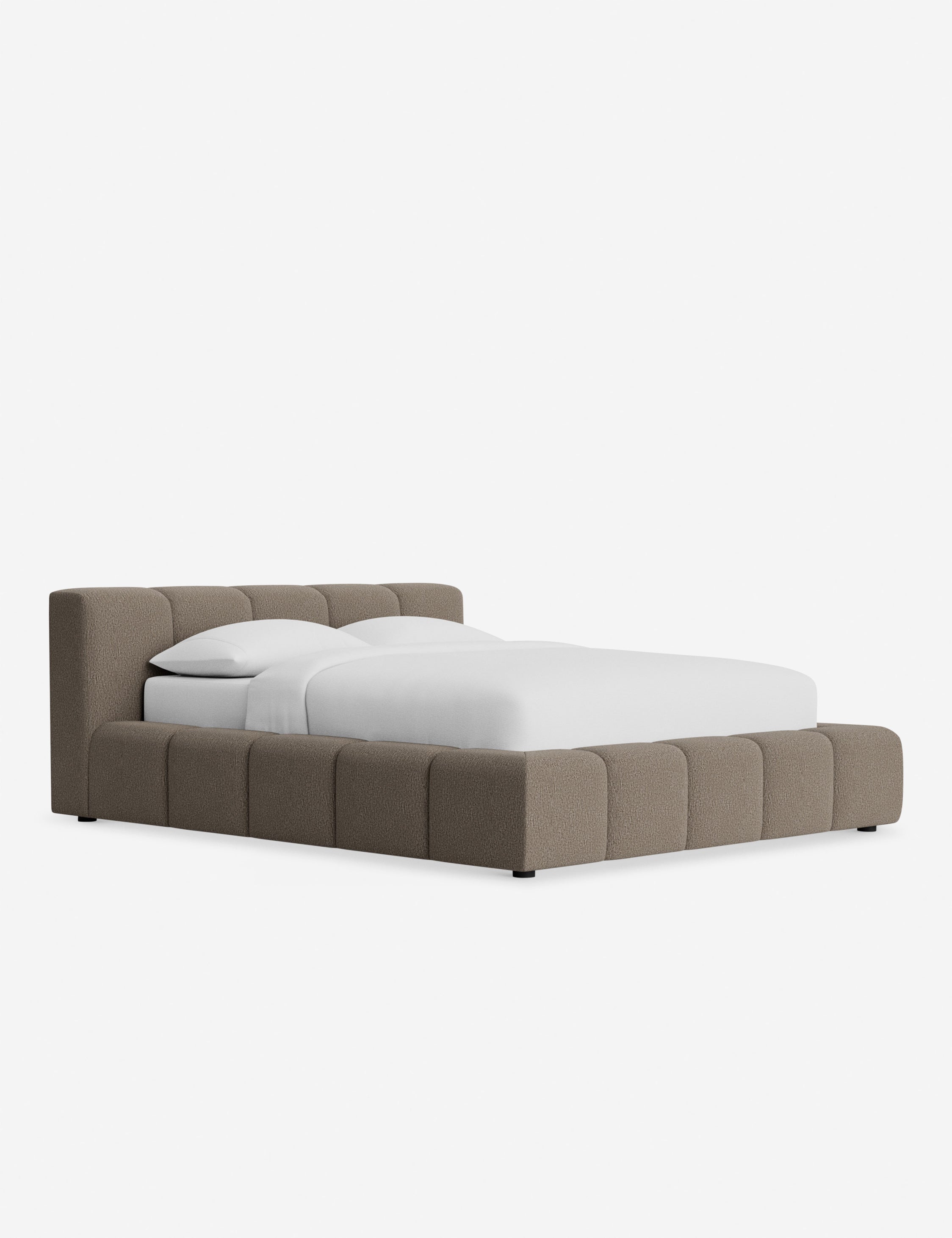 Cambry Platform Bed Frame - Modern Minimalist Wooden Bed with Sturdy Slat Support - Perfect for Bedroom, Guest Room, and Studio Apartments