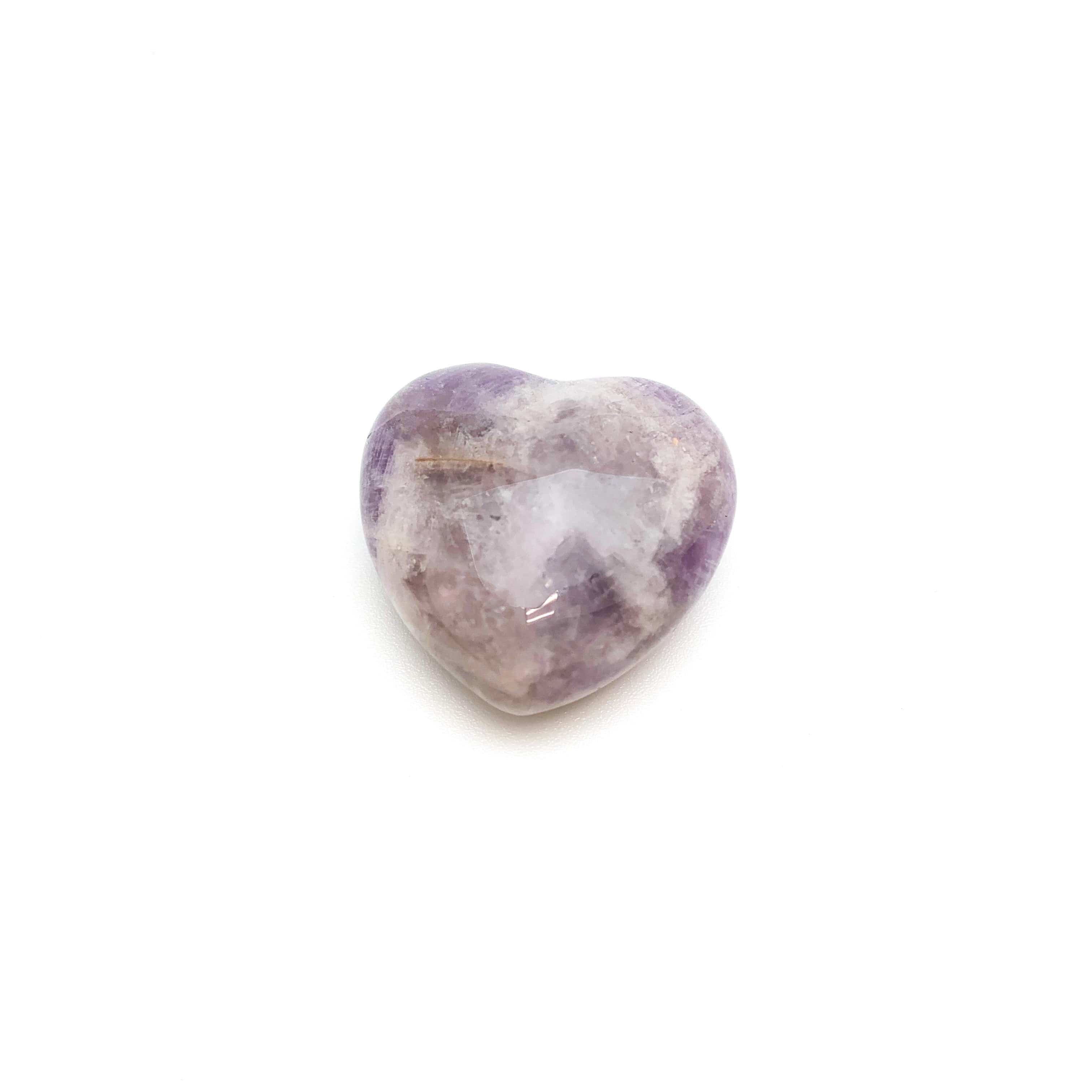 Amethyst Puff Heart Necklace - Dainty Purple Crystal Jewelry for Women | Perfect for Valentine's Day Gifts, Anniversary & Everyday Elegance