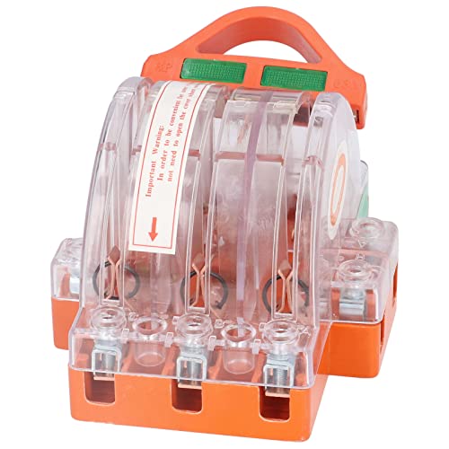 63A 3 Pole Transparent Safety Knife Switch with LED Indicator - Anti Electrical Shock for Generators & Power Distribution | Industrial & Home Backup Power Use