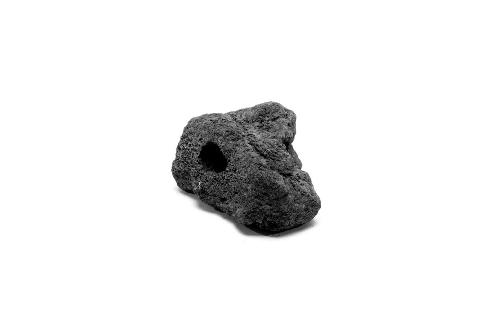 Premium Black Lava Rock Cave for Aquarium - Natural Hideout for Fish, Shrimp & Reptiles - Perfect for Terrariums, Fish Tanks & Reptile Habitats