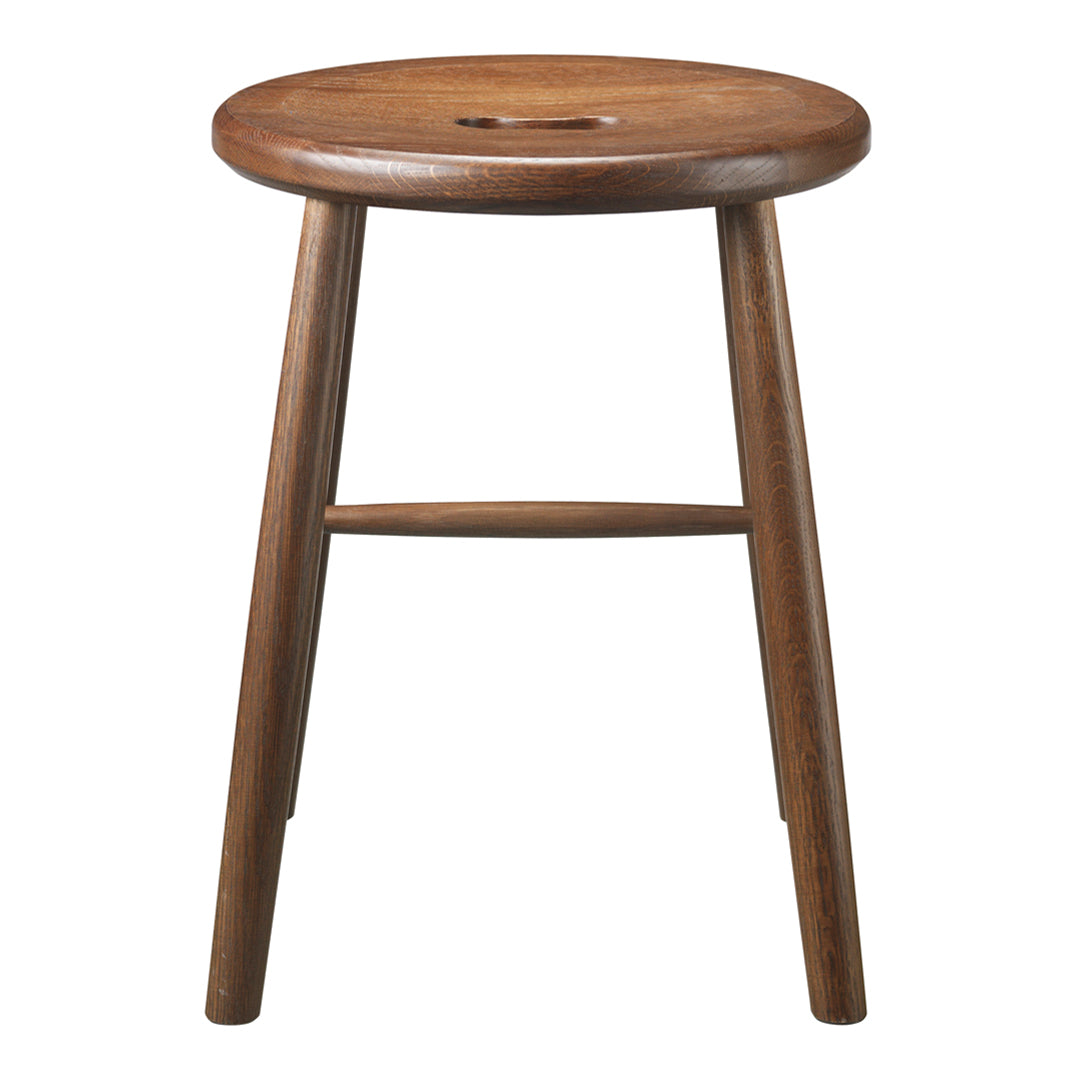 Borge Mogensen J27 Stool by FDB Mobler - Mid-Century Modern Oak Wood Bar Stool for Kitchen, Dining & Lounge Areas