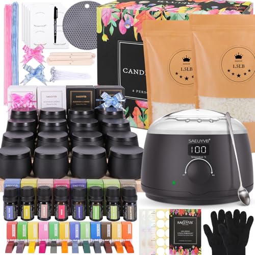 Black Edition Candle Making Kit