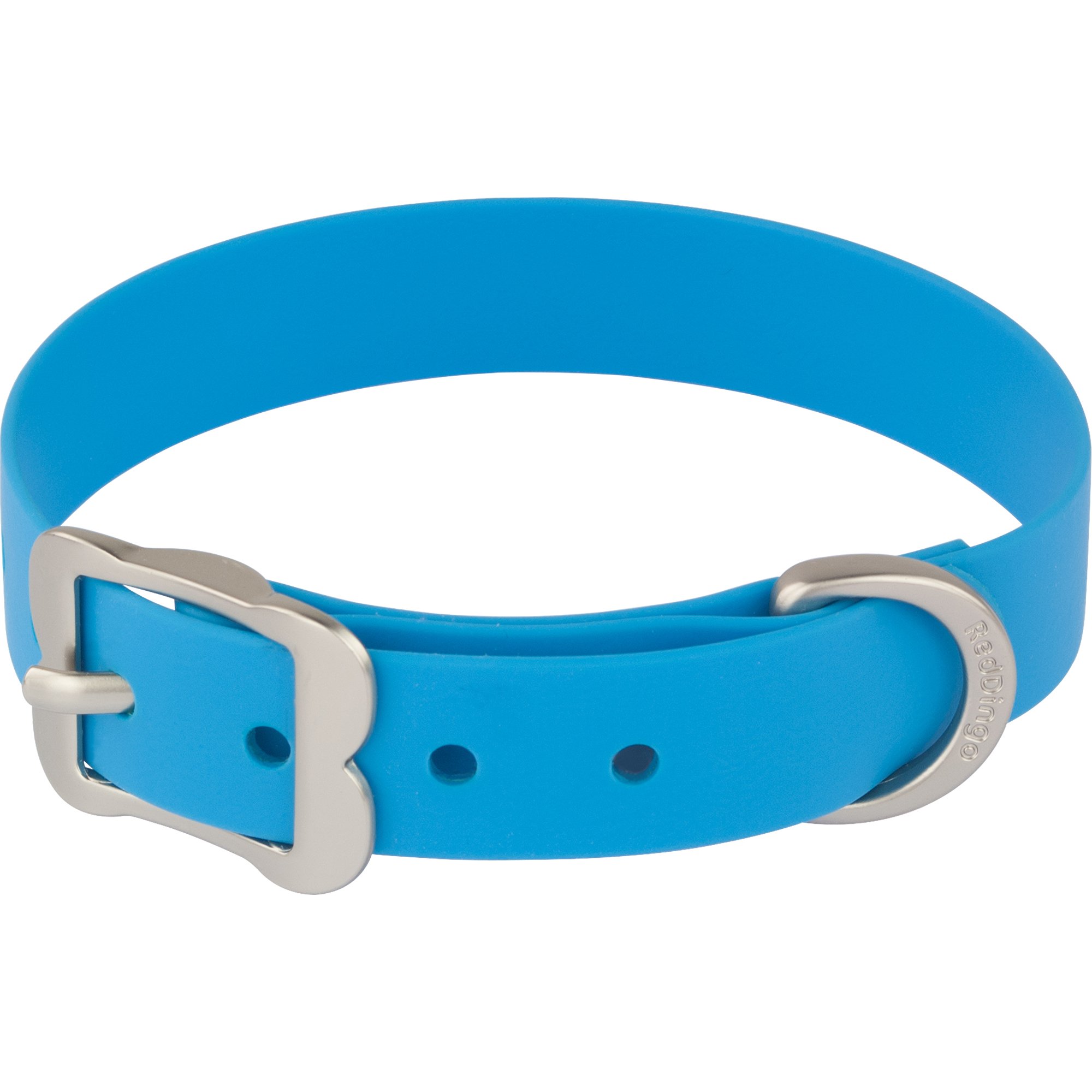 Red Dingo Vivid PVC Plastic Turquoise Dog Collar - XXL Size, Durable & Adjustable Pet Collar for Large Dogs - Perfect for Walking, Training & Outdoor Adventures