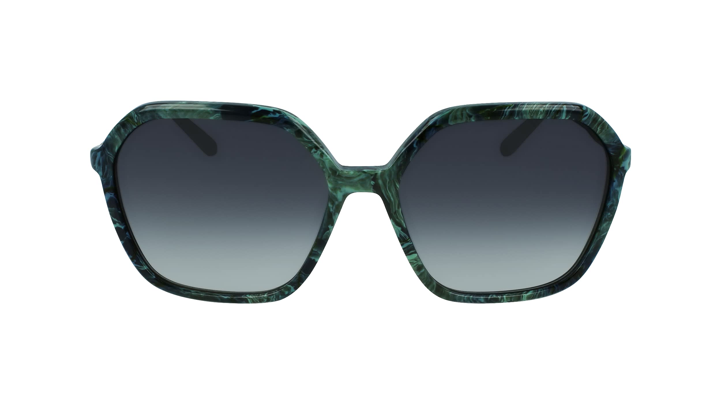 Lacoste Women's L962s Square Sunglasses - UV Protection, Polarized, Fashionable & Lightweight for Outdoor Activities, Driving, and Beach Wear