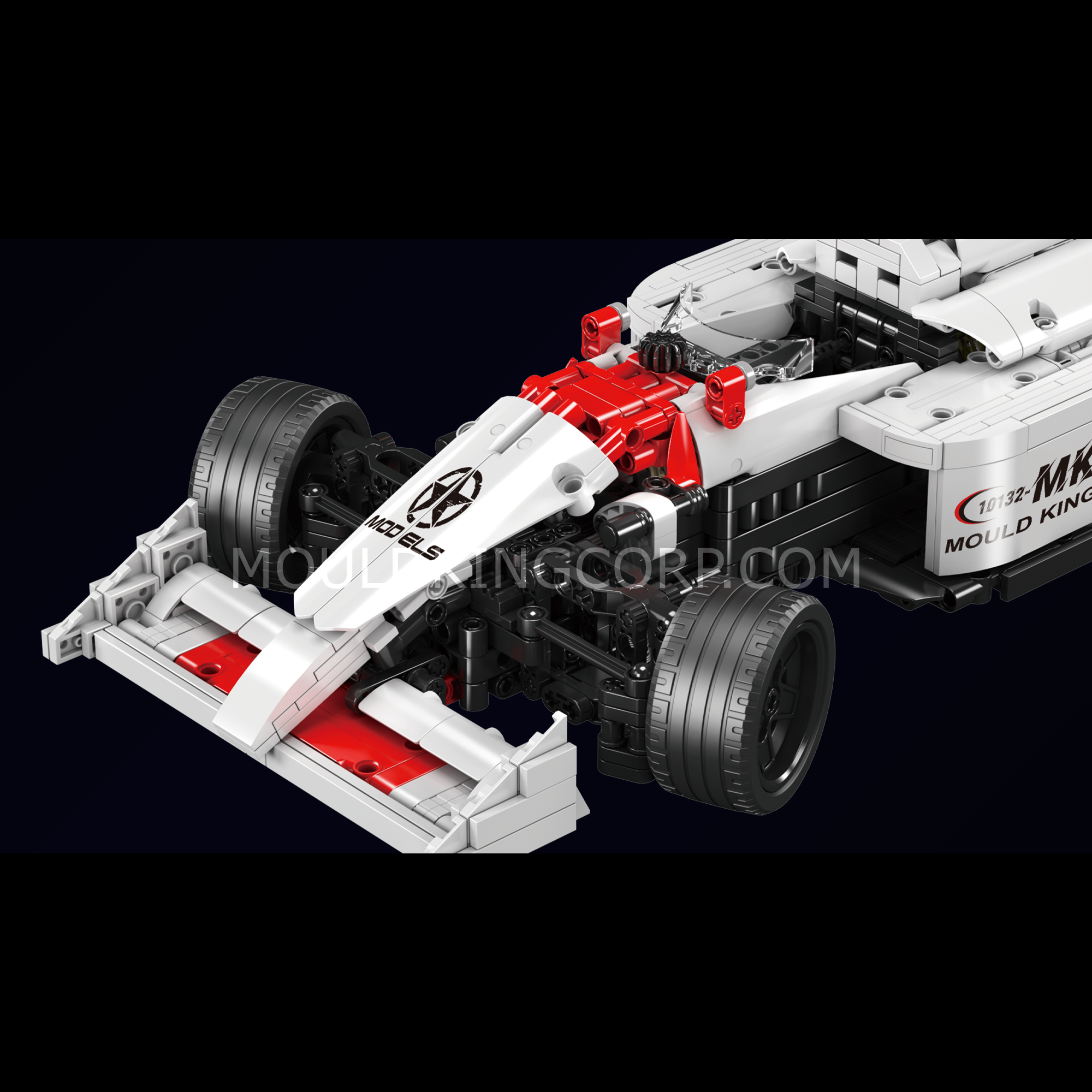 Mould King 13171 Formula 1 Racing Car Building Set - 1,257 Piece STEM Toy for Kids & Adults | Creative DIY Model Kit for Home Decoration, Gift Idea & Racing Car Enthusiasts