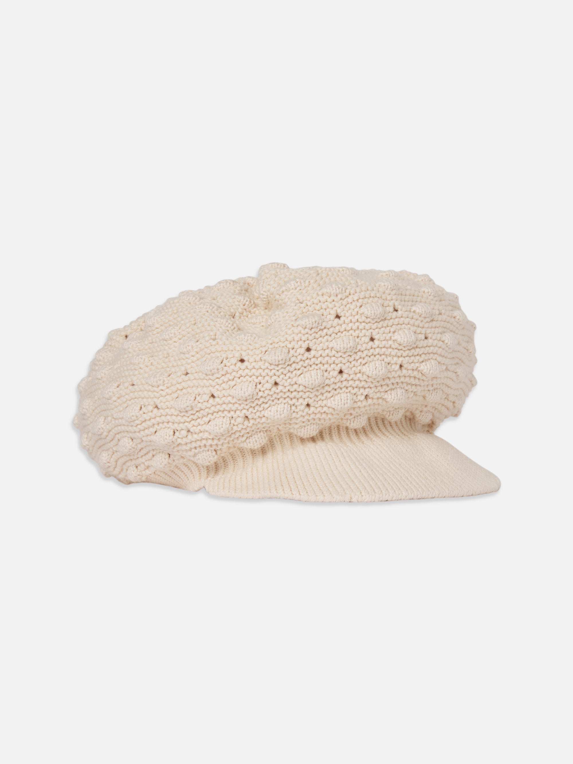 The Bauble Cap - Soft Cream Beanie for Women & Men - Cozy Winter Hat for Outdoor Activities, Skiing, and Casual Wear