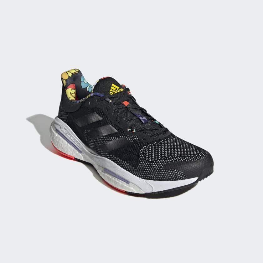 Adidas Men's Solarglide 5 Running Shoes - Lightweight Cushioned Sneakers for Jogging & Gym Workouts | Perfect for Road Running, Training & Fitness Enthusiasts