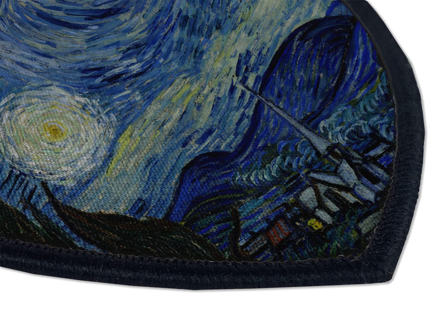 Van Gogh Starry Night Iron On Patch - Embroidered Round Sew On Badge for Jackets, Bags & DIY Crafts - Perfect for Art Lovers & Van Gogh Fans