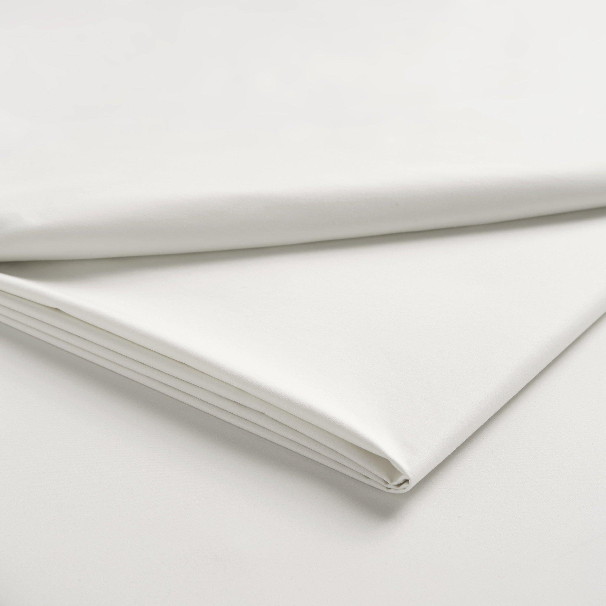 Premium Egyptian Cotton Pyramid Sheets Set - Ultra Soft & Breathable Bedding for Luxury Comfort - Perfect for Master Bedrooms, Guest Rooms & Hotels (White)