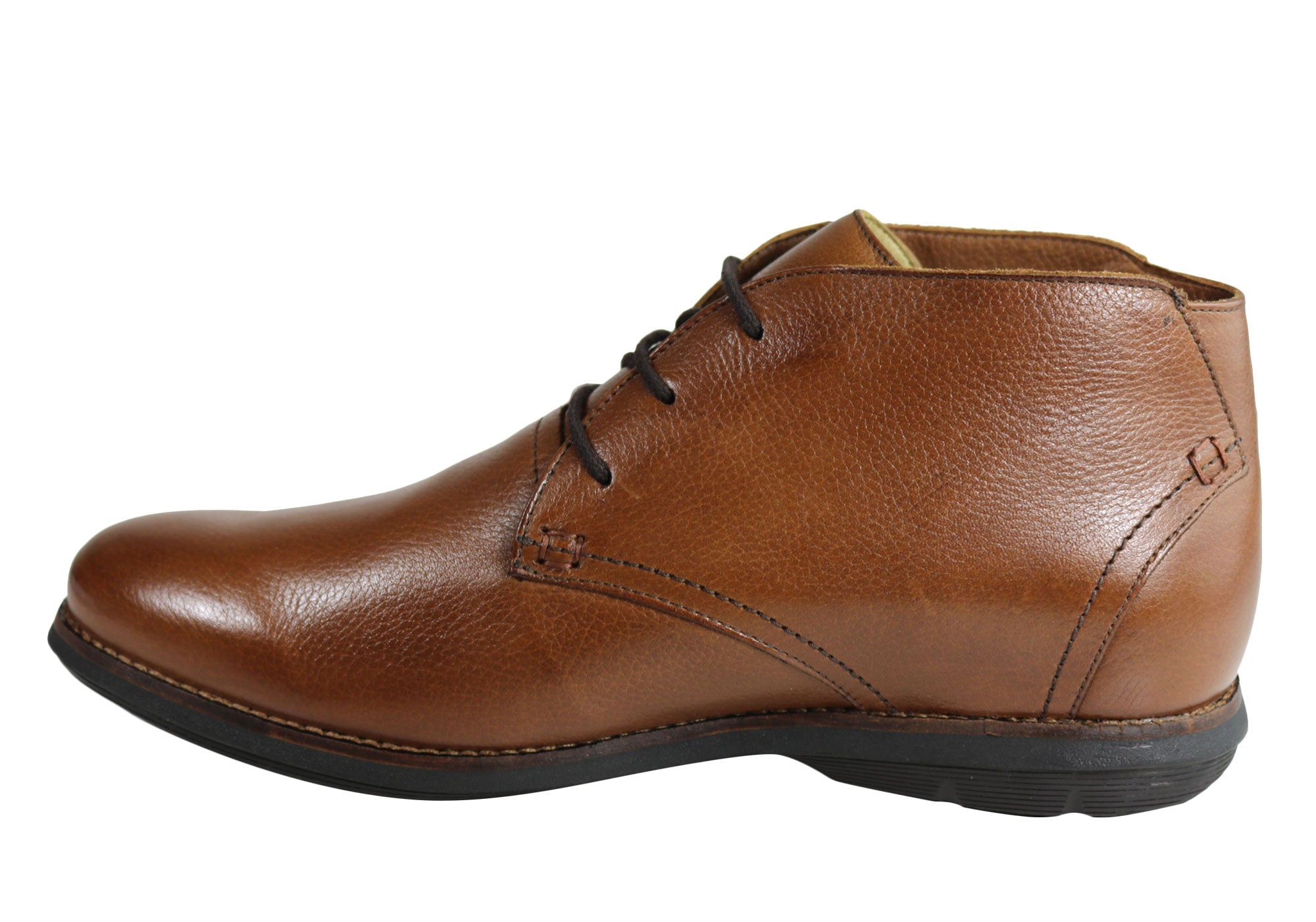 Savelli Epic Men's Comfortable Leather Lace-Up Boots - Handcrafted in Brazil - Durable & Stylish for Work, Outdoor Adventures & Casual Wear