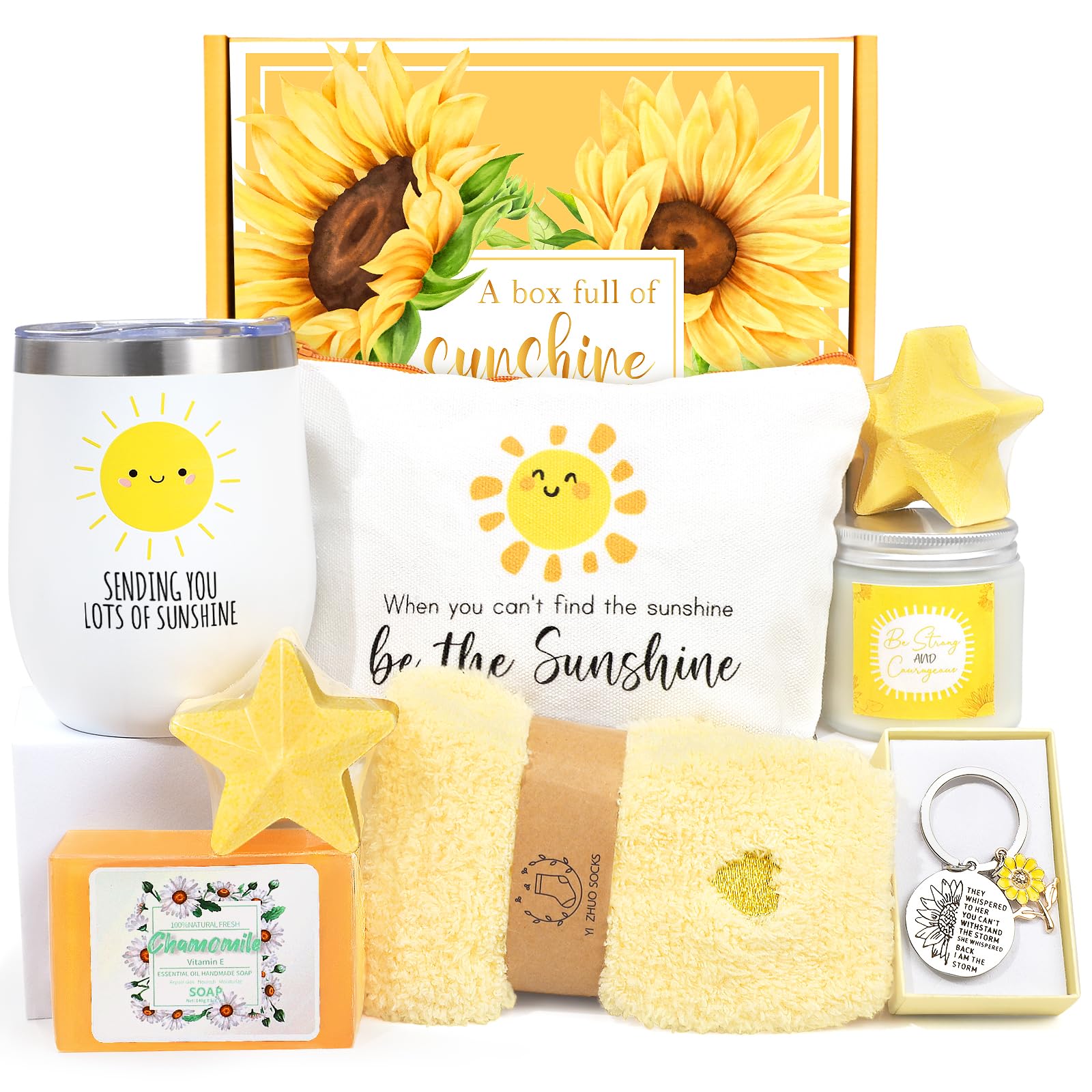 Get Well Soon Gift Basket for Women - 9-Piece Care Package with Thoughtful Gifts for Surgery Recovery, Hospital Stay & Feel Better Presents | Perfect Thinking of You Gift Box for Sick Friends, Family & Loved Ones | Ideal for Post-Op Care, Cheering Up Patients & Sending Sunshine Wishes