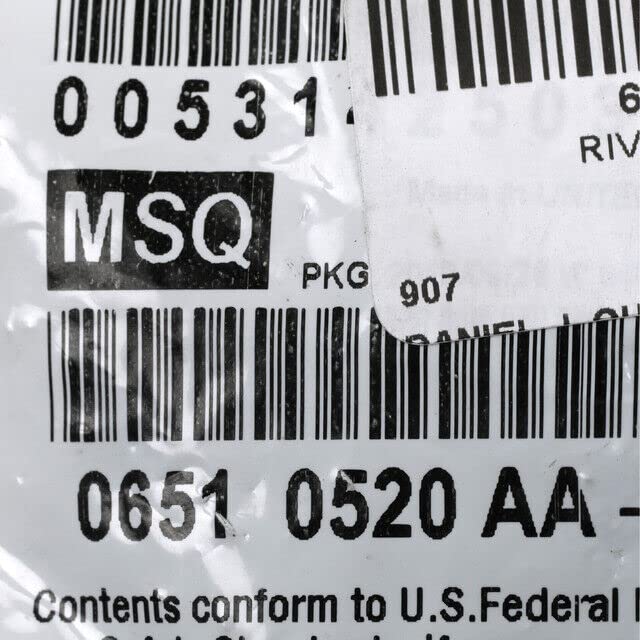 Genuine 6510520AA Blind Bulb Rivet - High Quality Automotive Fastener for Dodge, Chrysler, Jeep Vehicles - Perfect for Door Panels, Trim & Interior Repairs