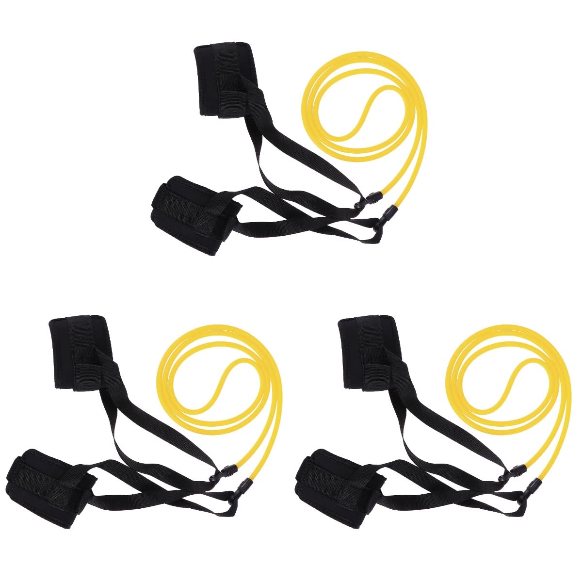**Sosoport Swim Training Belt with Resistance Bands – 3-Piece Set Includes Ankle Buckle, 6x9x2m Elastic Rope & Binding Belt – Water Exercise Equipment for Pool, Beach & Home Workouts**
