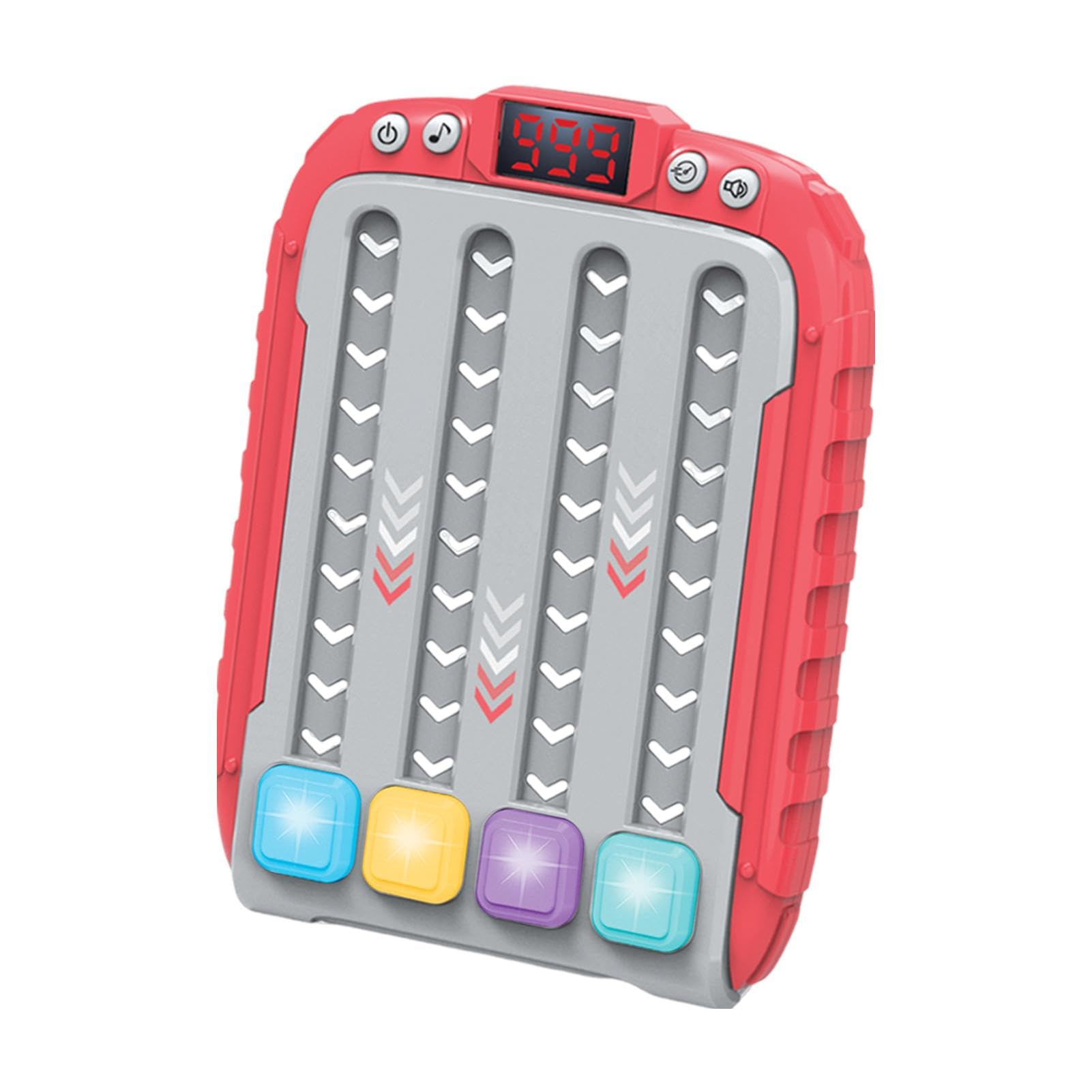 Fast Press Quick Push Game - Handheld Music Puzzle Game Console for Kids, Comfortable Grip Sensory Toys with Bubble Pop Stress Relief - Portable & Easy to Use for Travel, Parties & Family Game Night