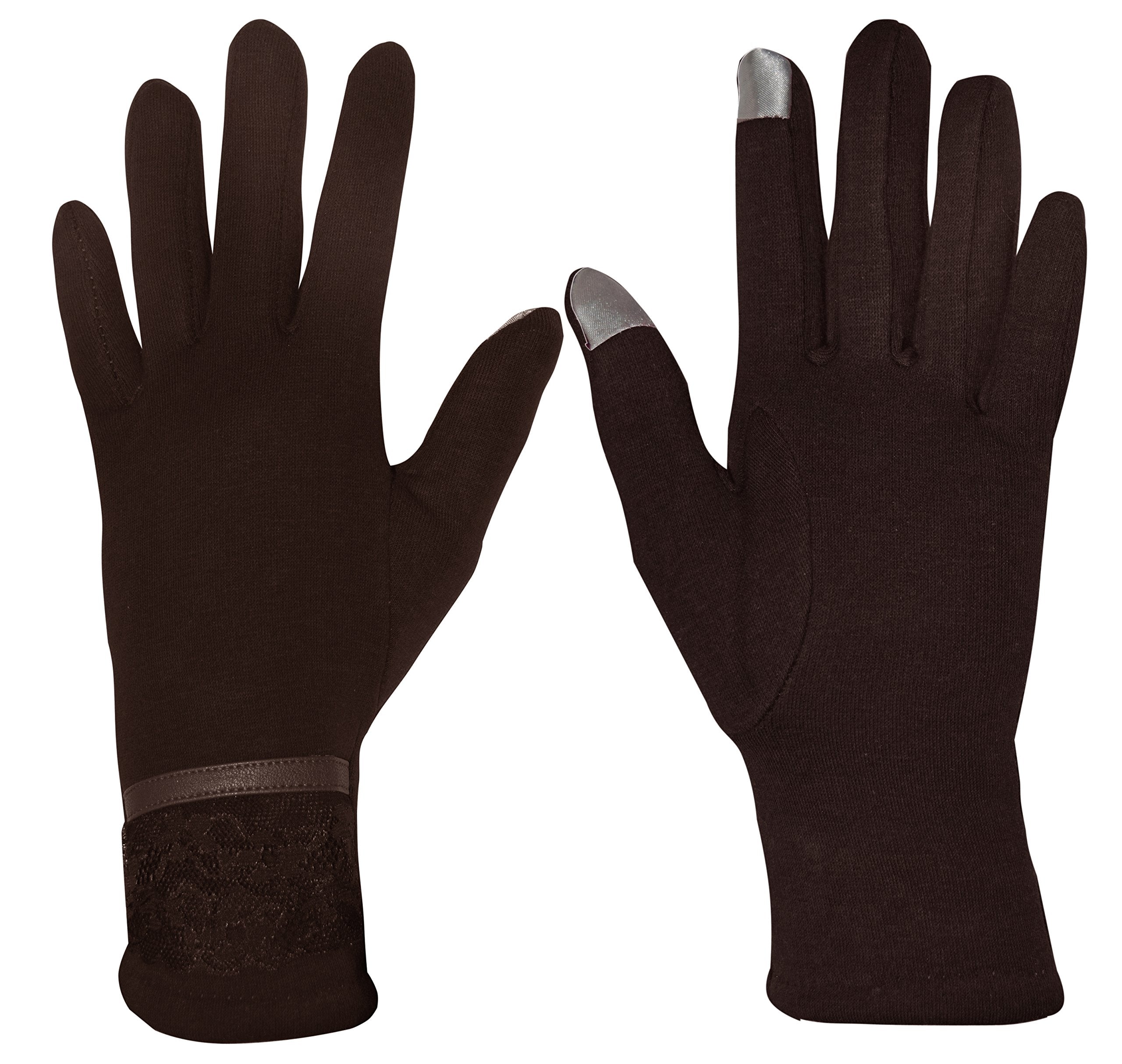 Women's Touch Screen Fleece Lined Winter Gloves - Warm Thermal Texting Gloves for Cold Weather - Perfect for Skiing, Snowboarding & Outdoor Activities