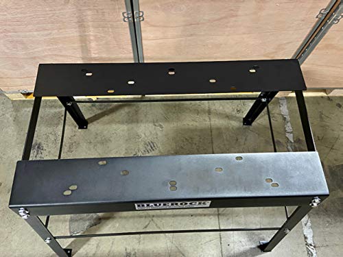 BLUEROCK TOOLS UMT-11 Universal Mounting Table for Wire Stripping Machines - Heavy Duty Workbench for Electrical Wiring & Cable Assembly Workspace