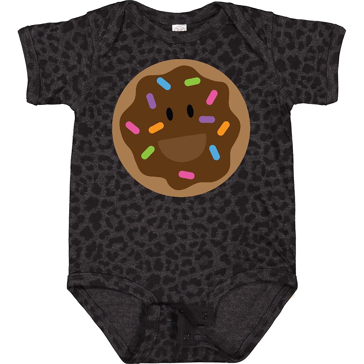 Inktastic Chocolate Doughnut Baby Bodysuit - Cute & Soft Cotton Infant Onesie for Newborns & Toddlers - Perfect for Birthday Parties, Photo Shoots & Everyday Wear