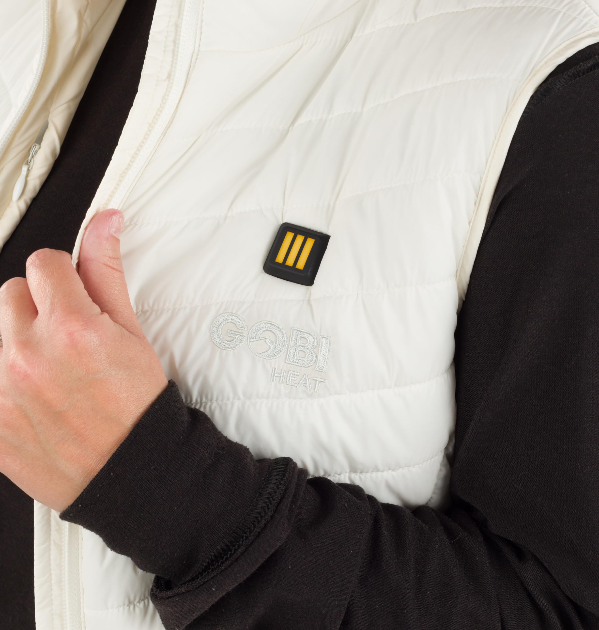Dune Women's Heated Vest with Rechargeable Battery - 10 Hours Heating Time | USB Charger Included | Machine Washable | Perfect for Outdoor Activities, Winter Sports & Cold Weather