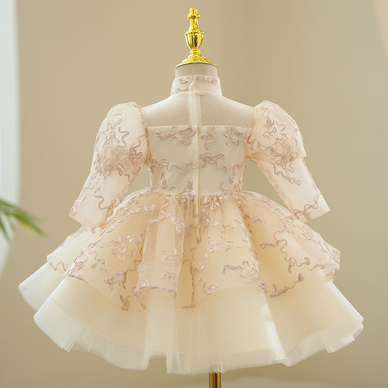 Sparkly Puffy Sequins Princess Dress for Baby Girls - Perfect for Birthday Parties, Pageants & Special Occasions