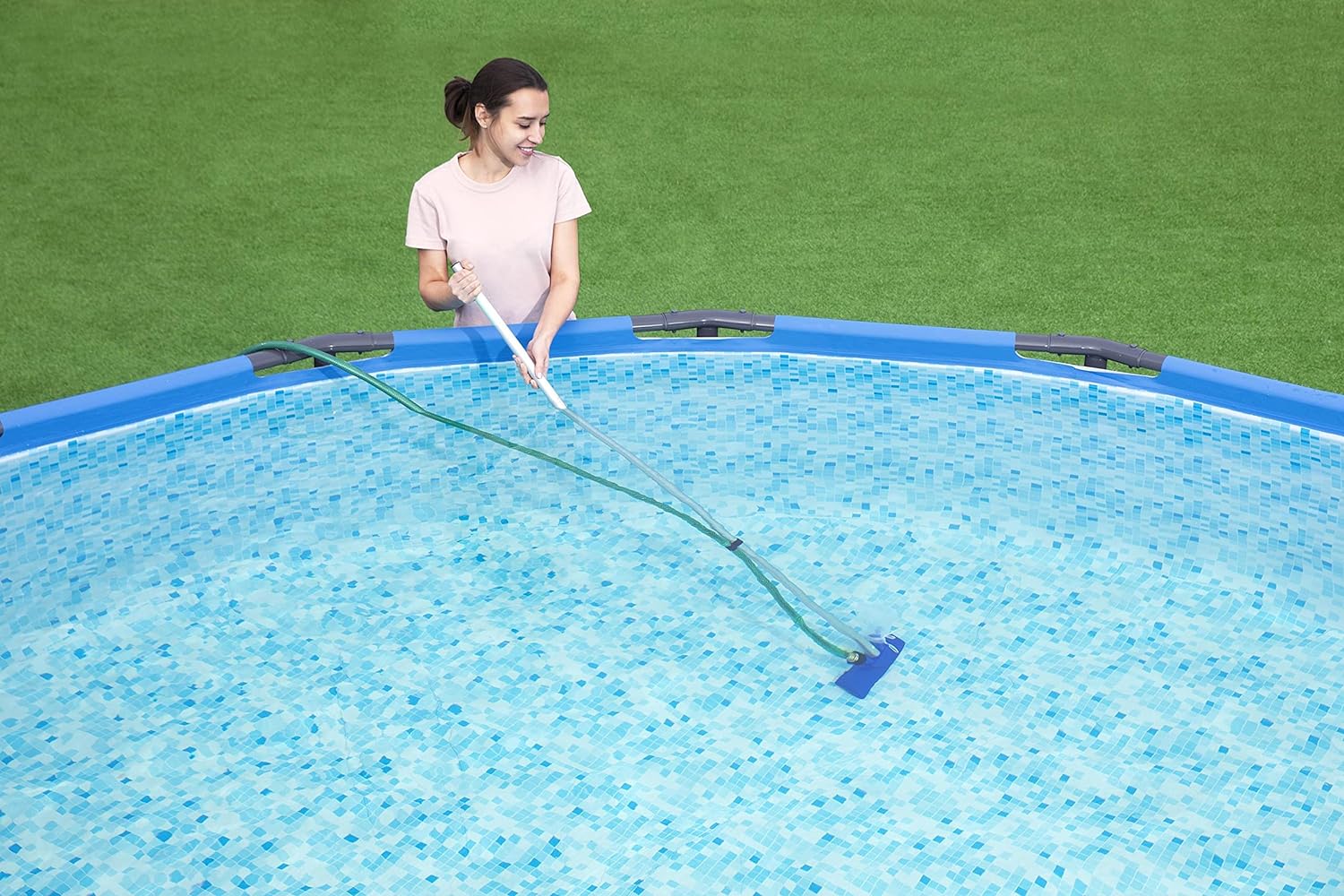 Bestway Flowclear Complete Pool Maintenance Kit with Accessories | Pool Cleaning Tools for Above Ground & Inground Pools | Perfect for Weekly Pool Maintenance & Water Care