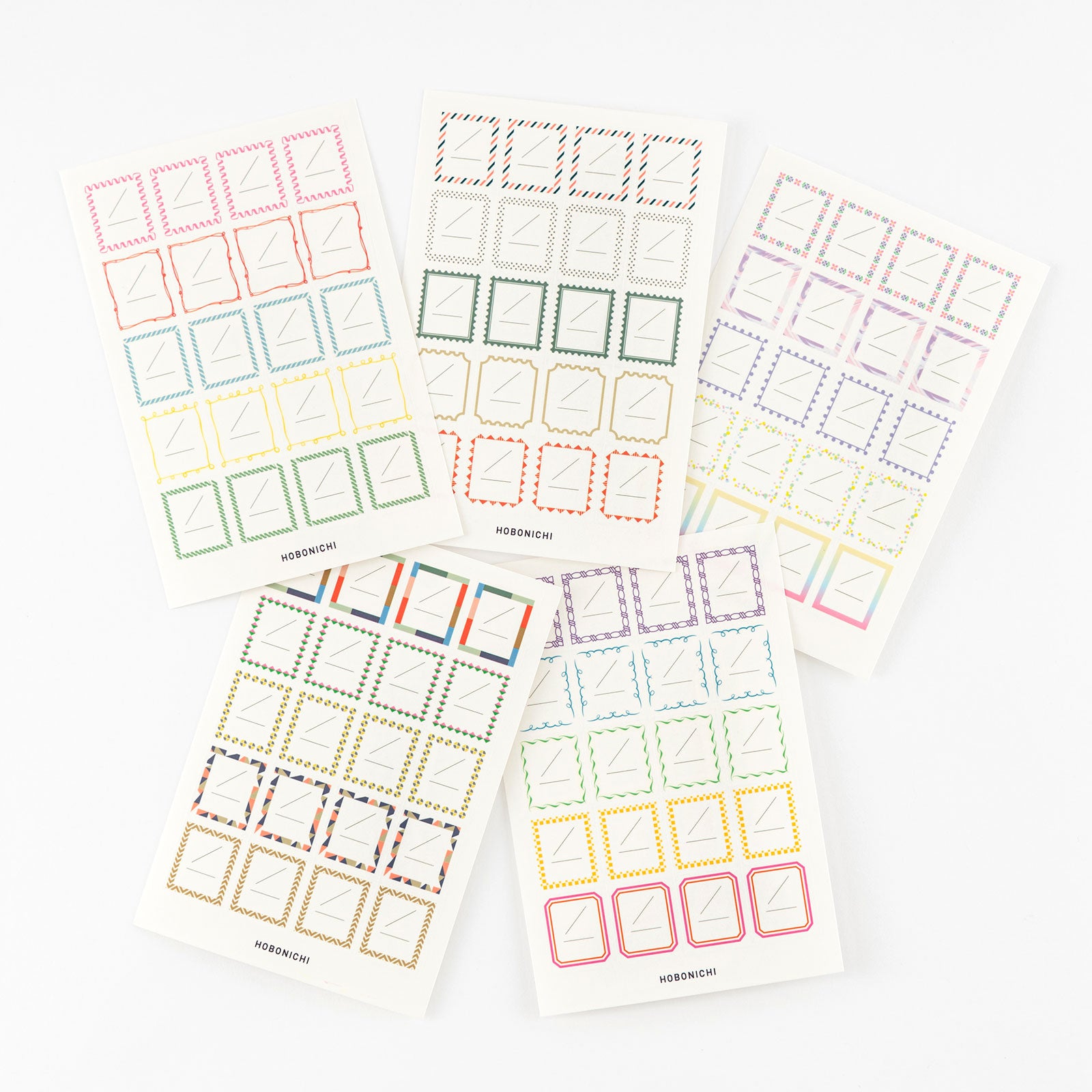 Hobonichi Planner Stickers - Decorative Frame Stickers for Journaling, Scrapbooking & Bullet Journal - Perfect for DIY Planners, Calendars & Notebooks