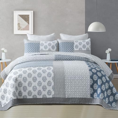 Blue/Grey/White