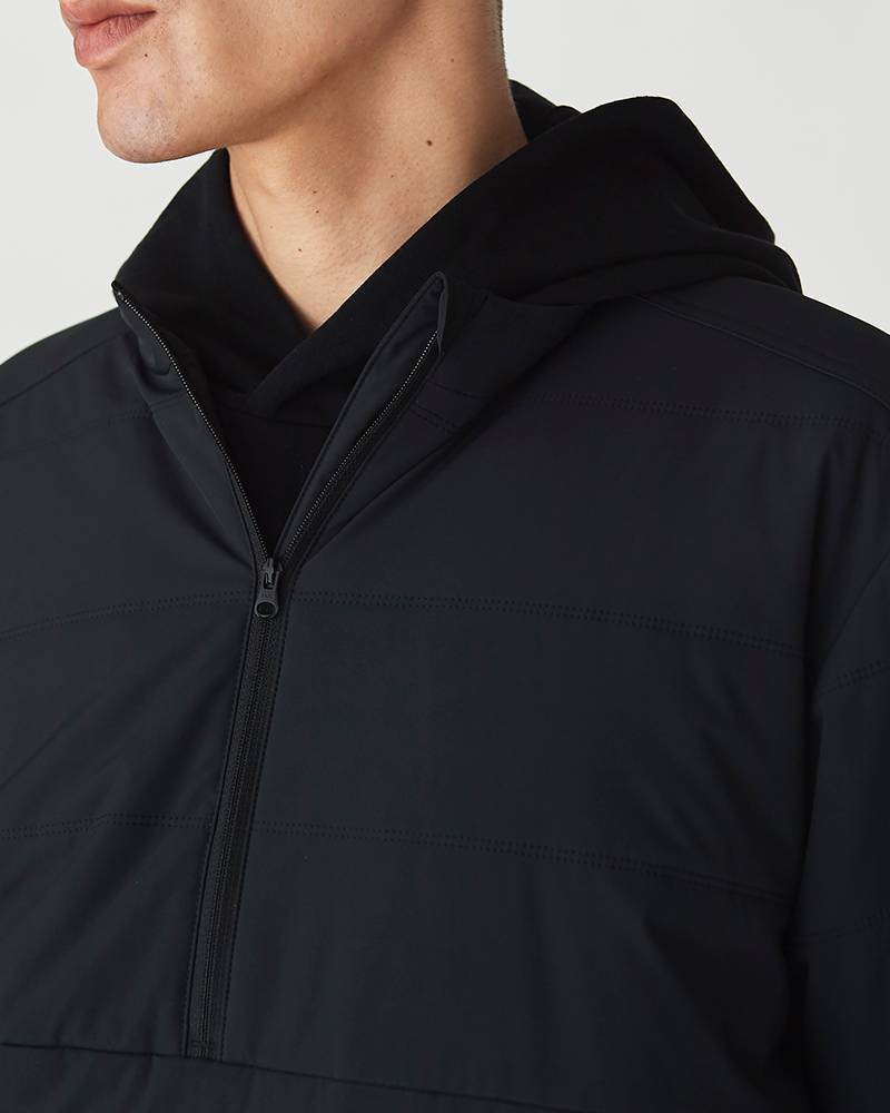Flexible Insulated Half Zip Pullover for Men & Women - Lightweight Thermal Jacket for Outdoor Hiking, Running & Winter Sports