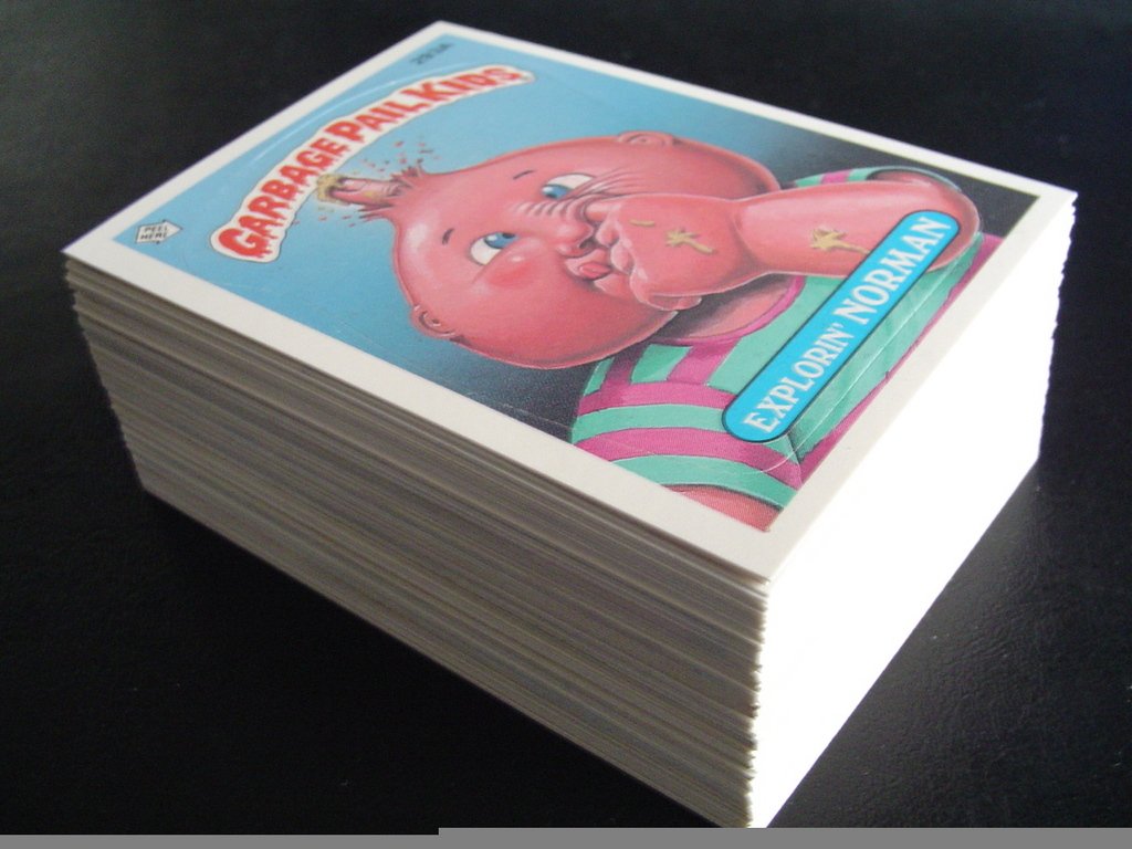 Topps Garbage Pail Kids 8th Series Complete Trading Card Set - Near Mint/Mint Condition - Perfect for Collectors & Nostalgic Gift Giving