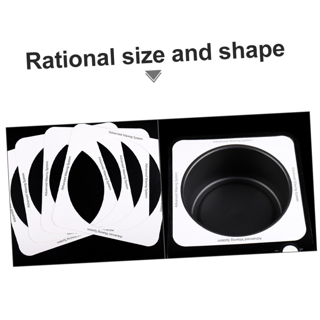 Beavorty 20pcs Hair Waxing Supplies Kit - Wax Warmer Accessories, Waxing Protection Rings, Wax Heater Washers & Bakery Tissue Paper for Professional Salon & Home Use
