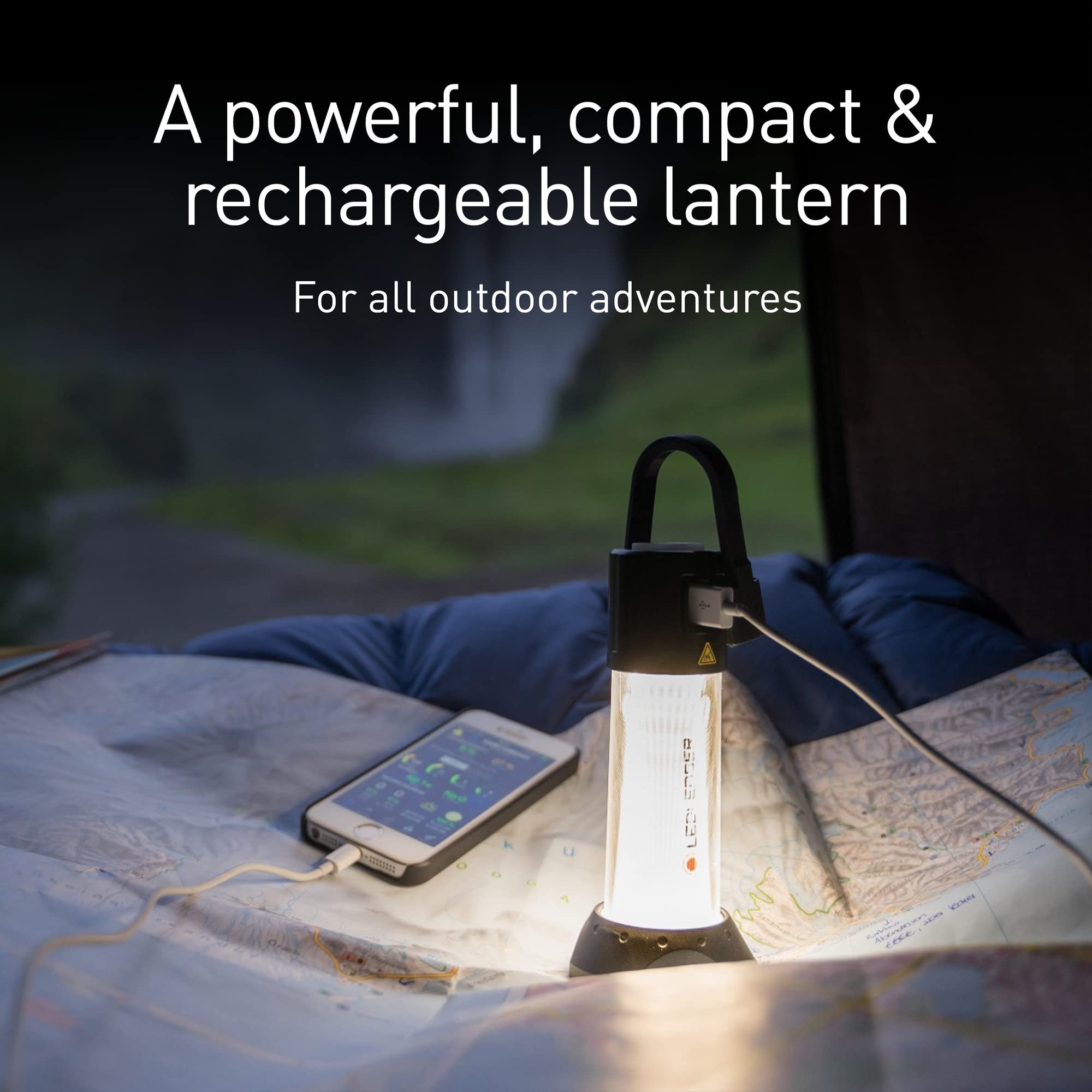 Ledlenser ML6 Camping Lantern - 750 Lumens USB Rechargeable LED Light with Micro Prism Technology for Backpacking, Hiking & Outdoor Adventures | Perfect for Tents, Emergency Kits & Nighttime Activities