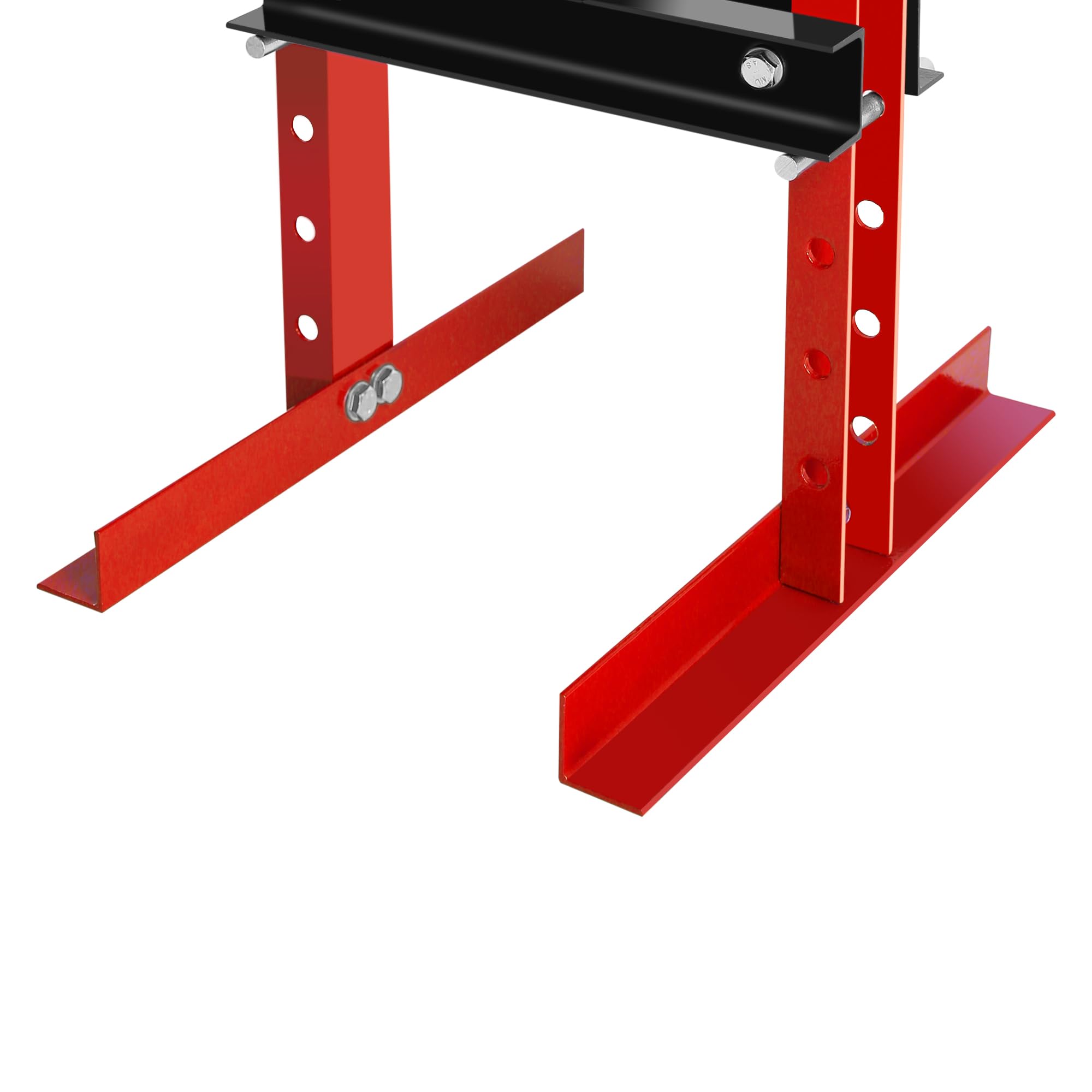 6 Ton Hydraulic Shop Press - Heavy Duty H-Frame Garage Floor Press with Pressure Gauge, Adjustable Work Table & Press Plates - Ideal for Bearing Removal, Gear Repair, Metalworking & Automotive Maintenance