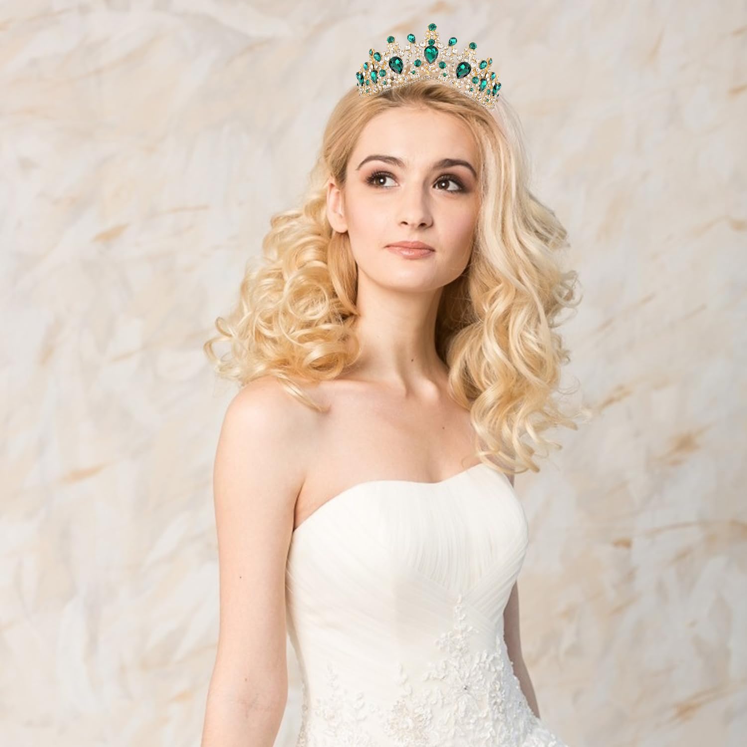 Gold Birthday Crowns & Tiaras for Women - Elegant Princess Queen Crown & Sash Set - Birthday Party Accessories & Favors - Perfect for Bachelorette Parties, Birthday Celebrations & Special Events