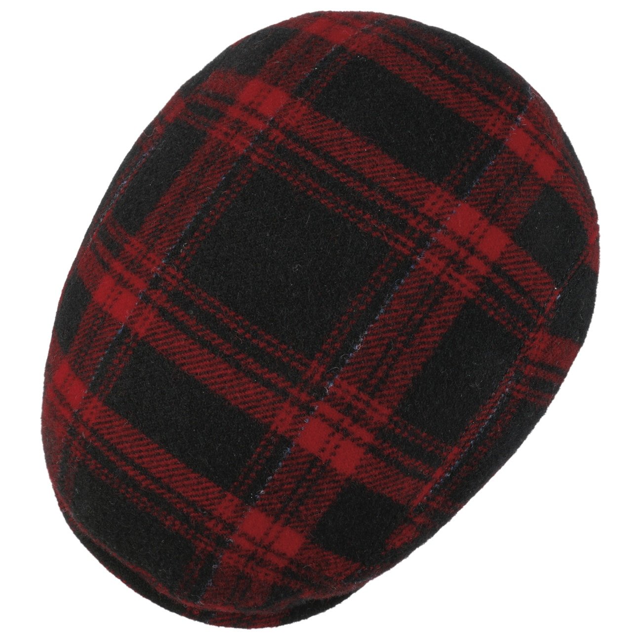 JJ Hats Men's Vintage Flannel Driver Cap - Classic Newsboy Style for Outdoor, Driving & Casual Wear