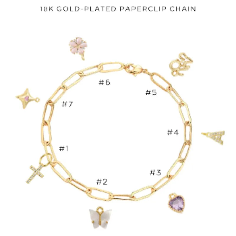 Elegant Charm Bracelet with Assorted Charms - Fashion Jewelry Gift for Women - Perfect for Parties, Anniversaries & Everyday Wear