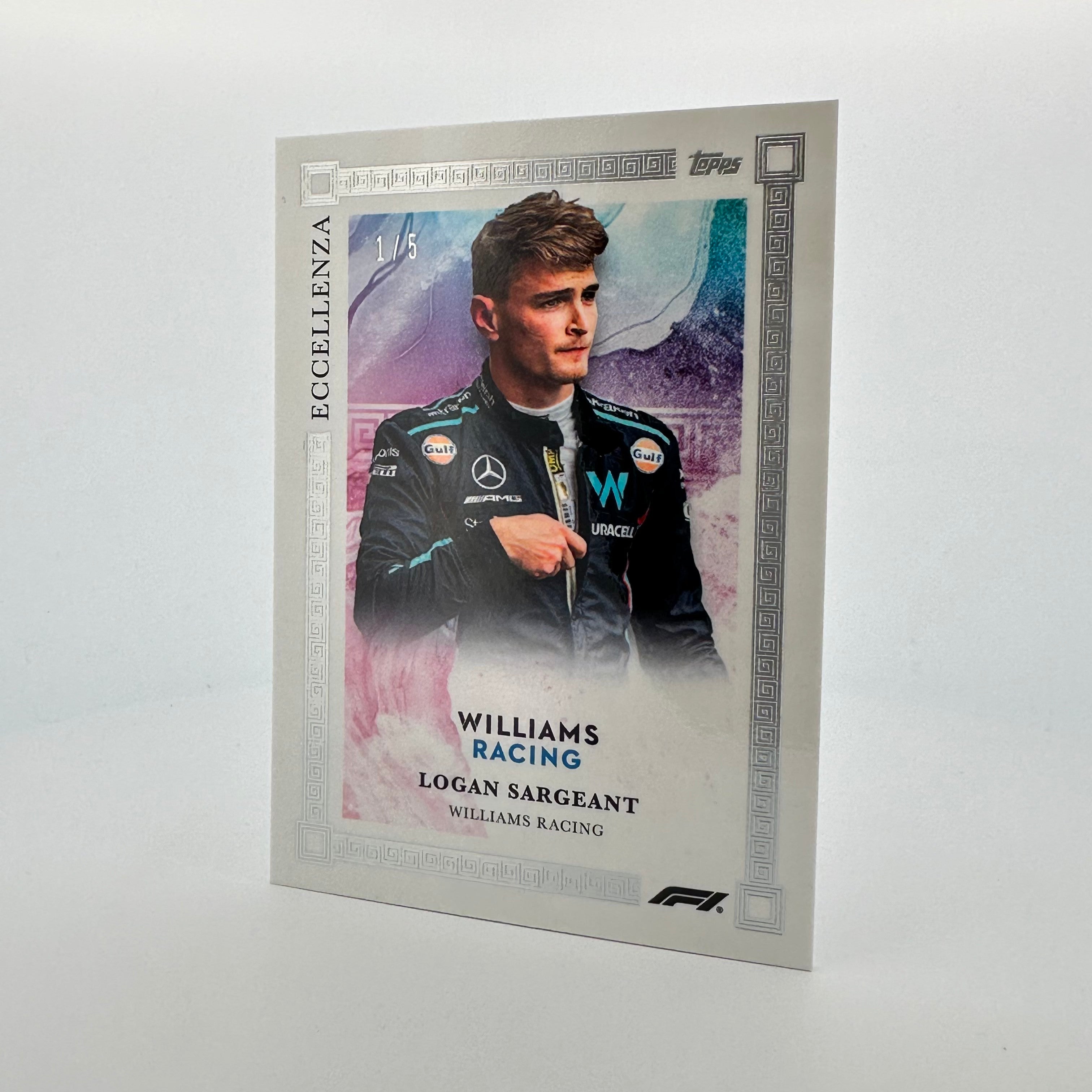 1/5 Scale Rainbow Logan Sargeant 2023 Eccellenza Collectible Model Car - Perfect for F1 Fans, Display Cases, and Racing Enthusiast Collections